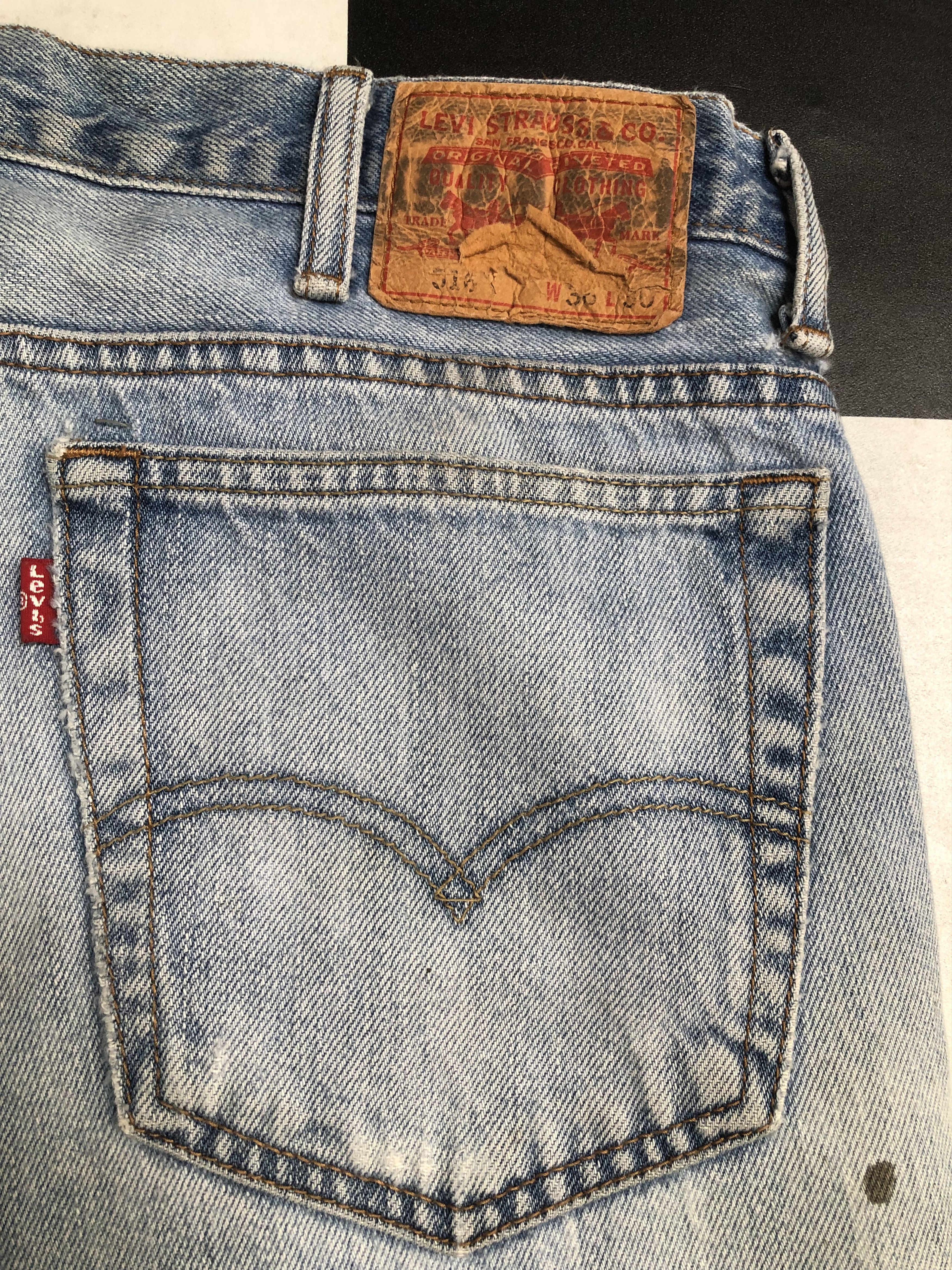 Levi's Vintage Levis 516 Distressed Jeans - L300 Size US 34 / EU 50 - 8 Thumbnail