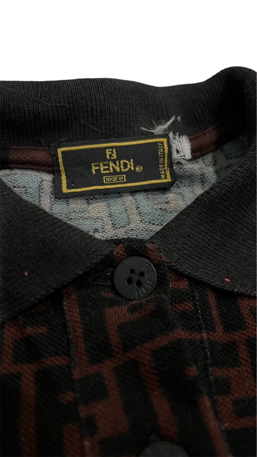 Fendi FENDI MONOGRAM POLOS SHIRT x DESIGNER x RARE Size US S / EU 44-46 / 1 - 8 Thumbnail