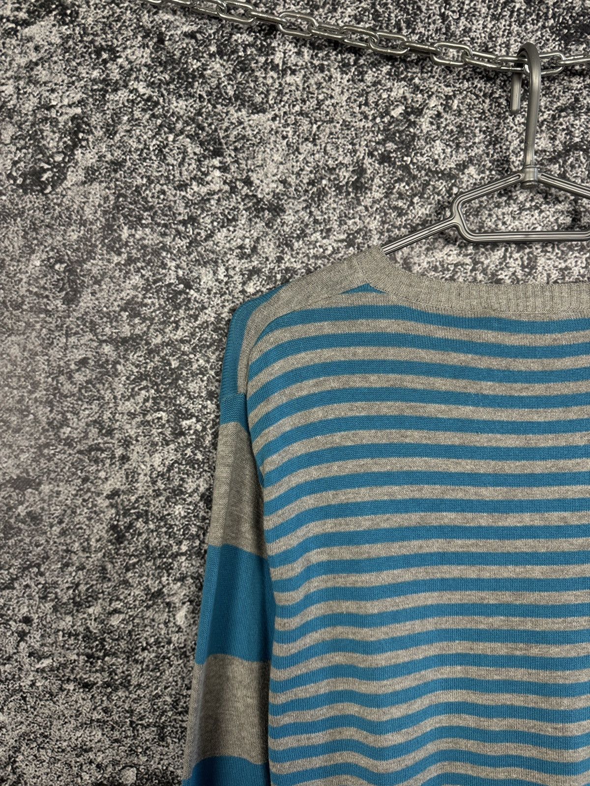 Diesel Men’s Diesel Vintage Striped V-Neck Pullover Sweater Size M Size US M / EU 48-50 / 2 - 12 Thumbnail