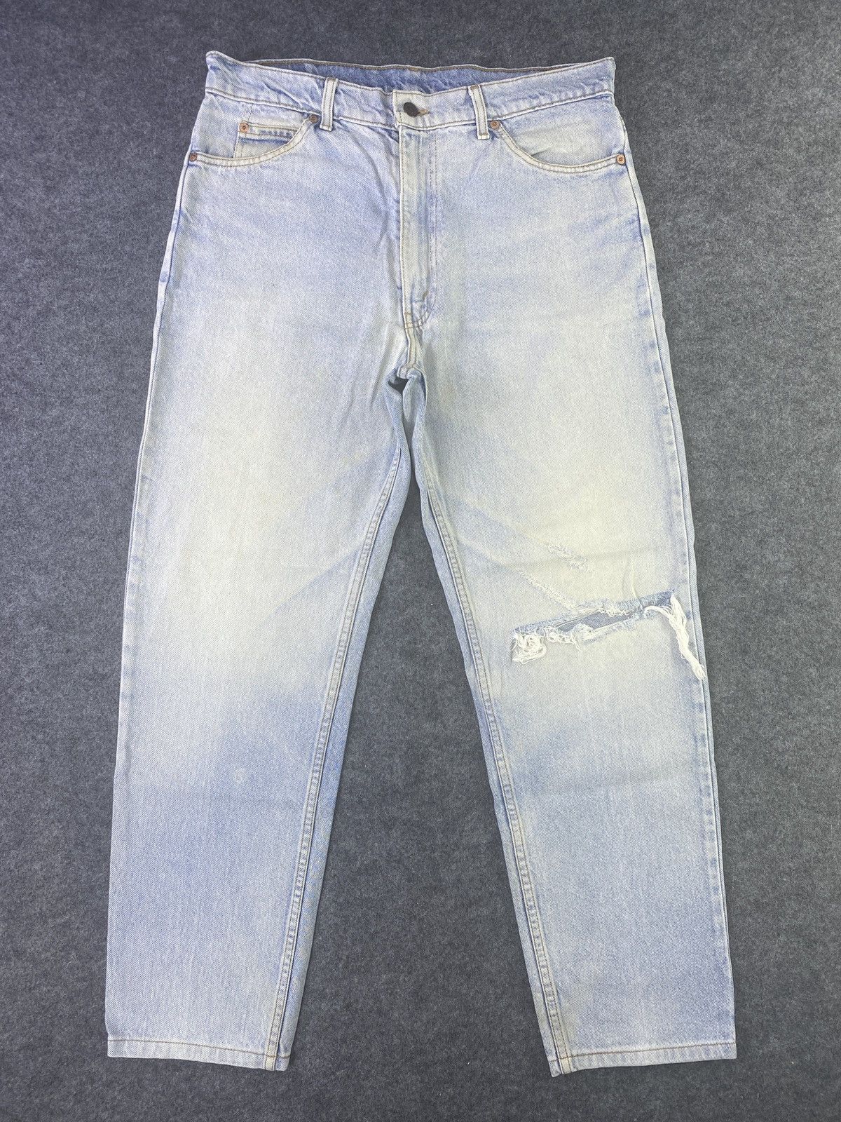 Jean × Levi's × Vintage Vintage Levis 310 Distress Blue Wash Jeans- J925 Size US 34 / EU 50 - 1 Thumbnail