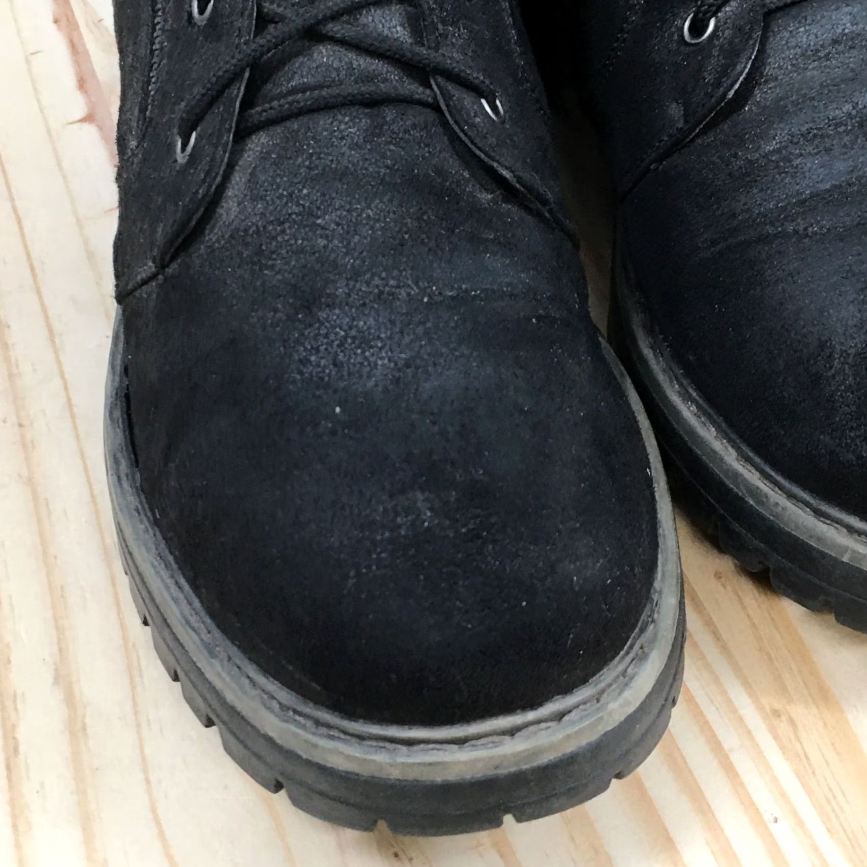 Vintage Cliffs by White Mountain Boots Womens 9.5 M Mandy Snow Black Casual Lace Up C29687 Size US 10 / IT 40 - 6 Thumbnail