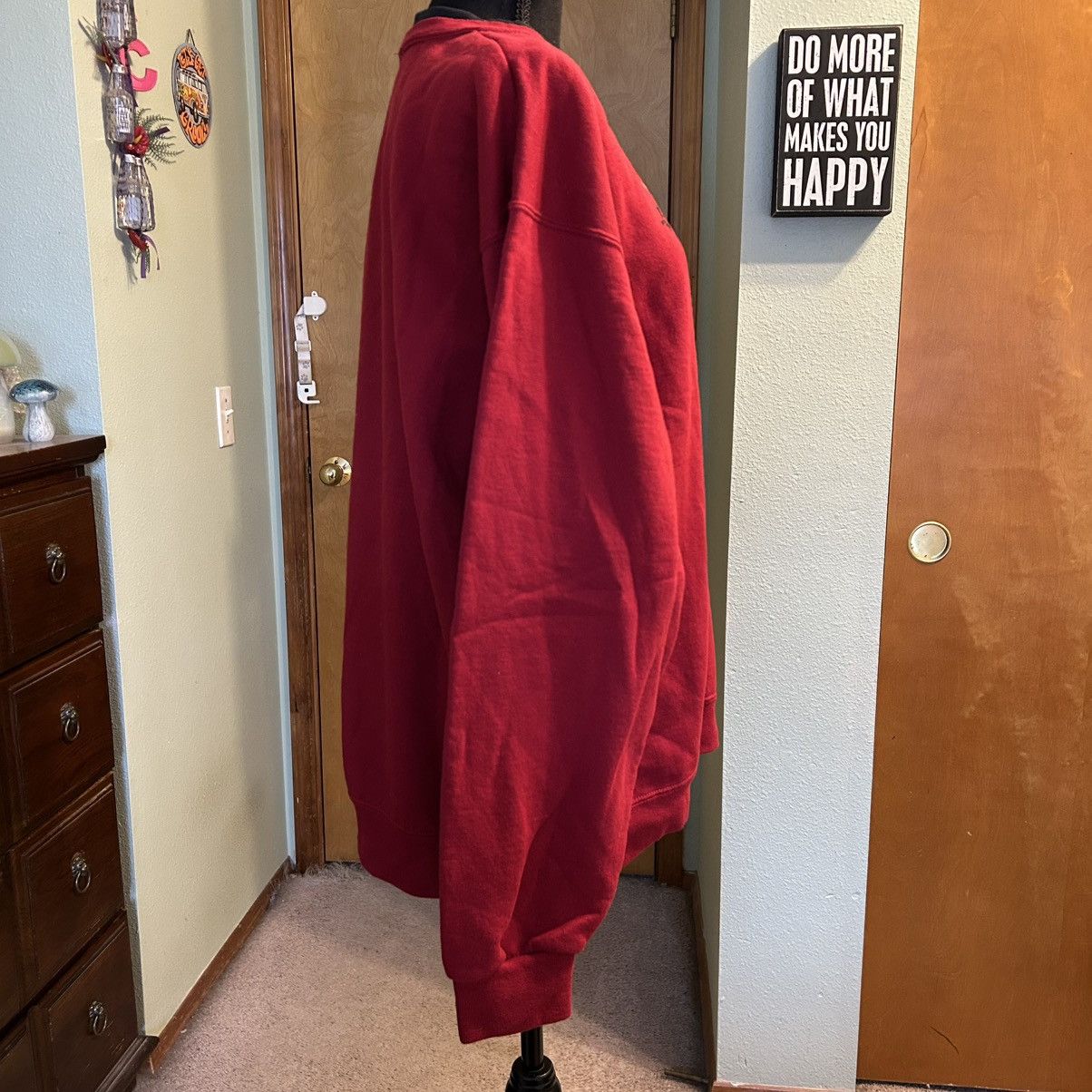 Jerzees Jerzees vintage cardinal red LS pullover sweatshirt XL Size XL / US 12-14 / IT 48-50 - 2 Thumbnail