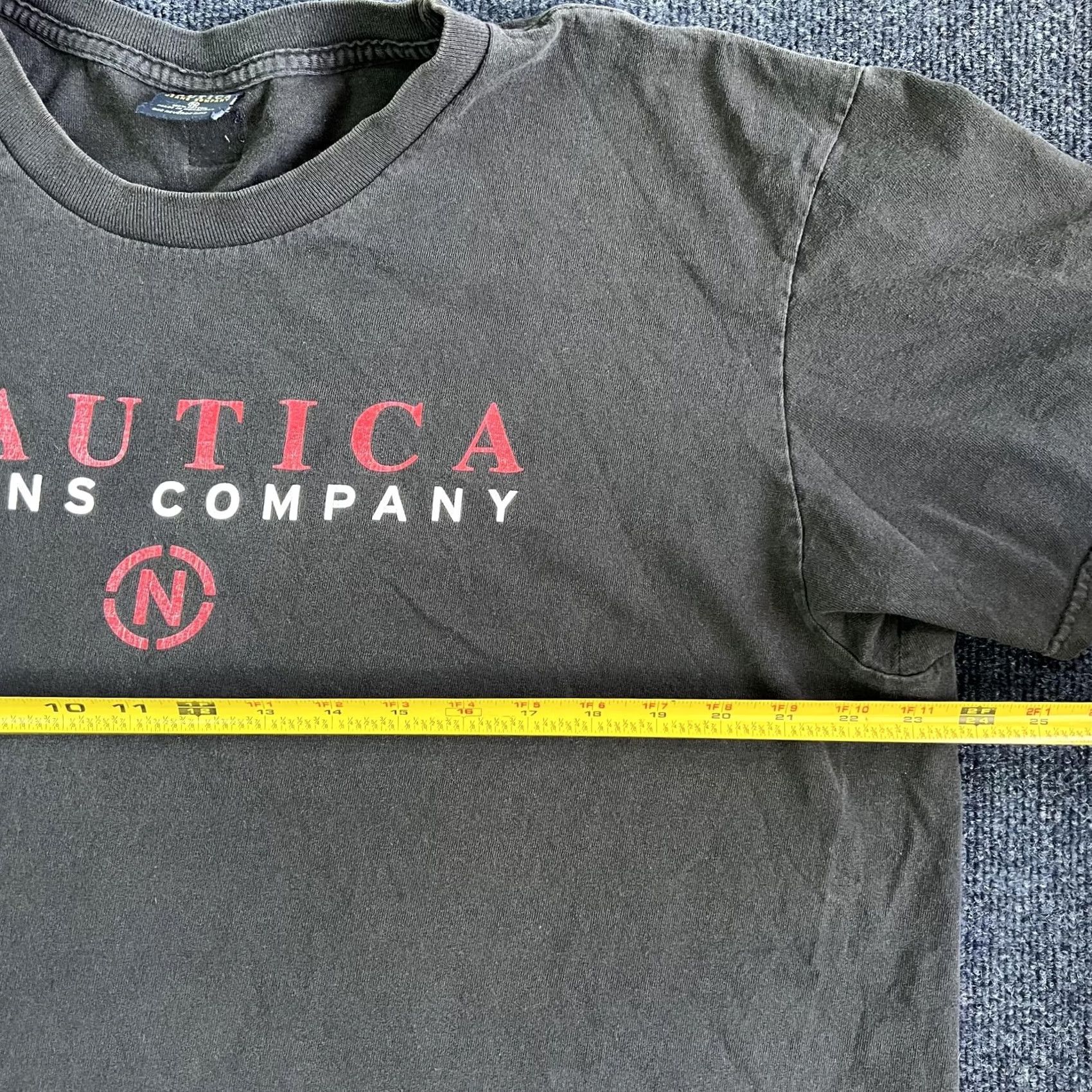 Nautica Vintage Nautica Jeans Company Shirt Mens Large Gray Logo Graphic Tee T-Shirt Size US L / EU 52-54 / 3 - 6 Thumbnail