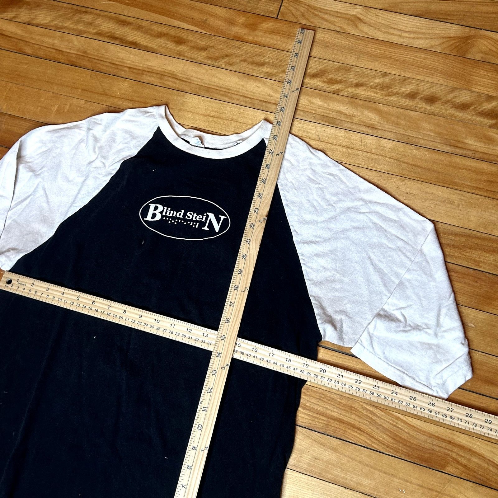 Anvil 90s/Y2K Blind Stein Comedy Raglan Style Shirt Large Size US L / EU 52-54 / 3 - 5 Thumbnail