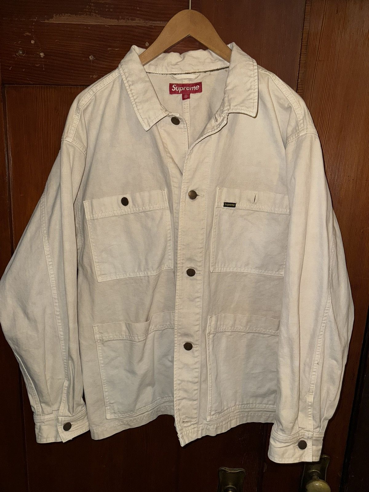 Supreme Supreme SS25 Distressed Japanese Chore Coat Size US L / EU 52-54 / 3 - 1 Thumbnail