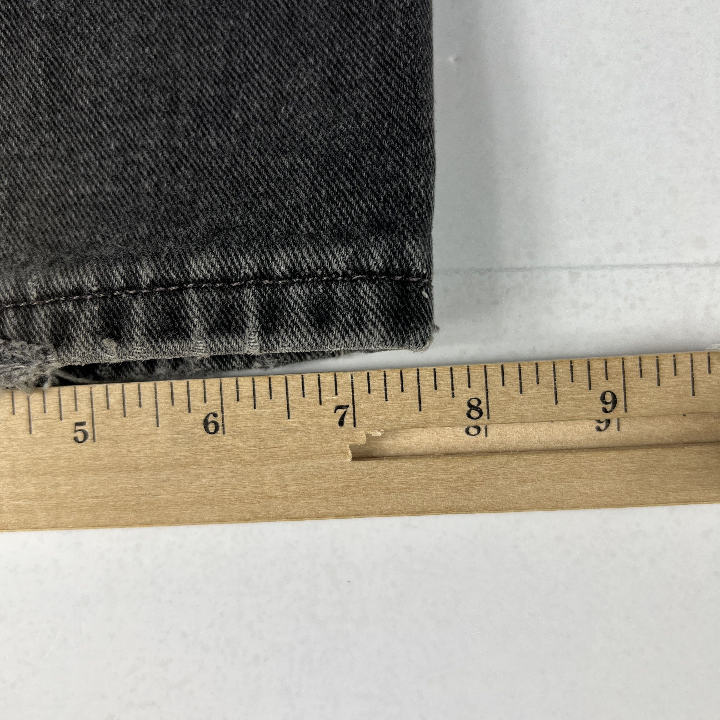 Levi's Y2K Levi's Jeans 550 Relaxed Black Faded Cotton Denim USA Size US 34 / EU 50 - 18 Thumbnail