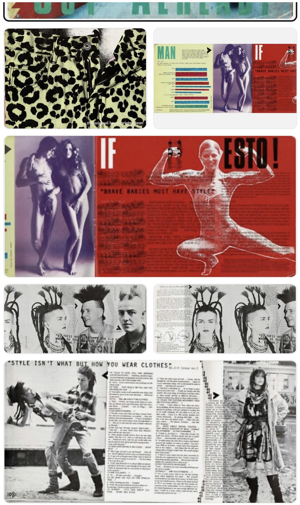 Vintage Photo I-D Magazine Shock Horror Filth Fury By Steve Johnston Size US M / EU 48-50 / 2 - 11 Thumbnail