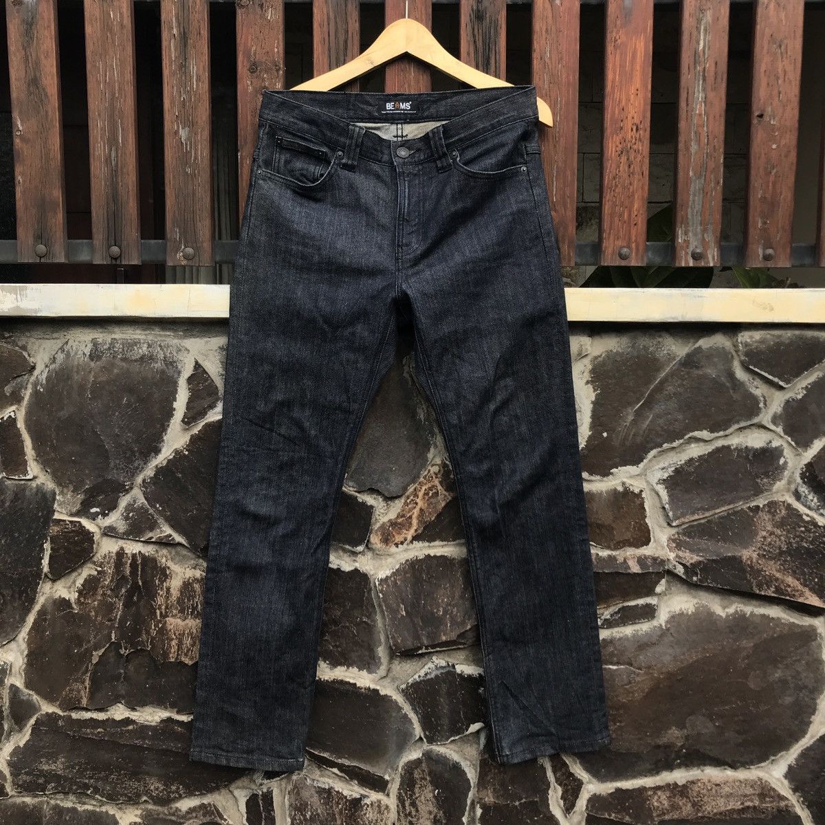 Beams Japan × Beams Plus × Japanese Brand BEAMS JAPAN INDIGO DENIM STRAIGHT Size US 30 / EU 46 - 1 Thumbnail