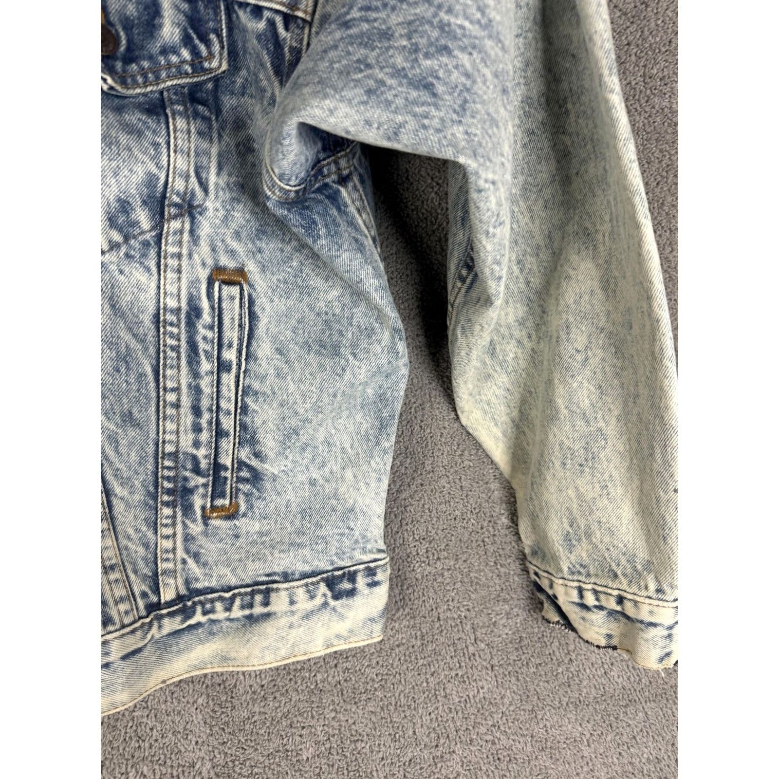 Levi's VINTAGE Levi's Jacket Mens L Denim Trucker Sun Flower 70507 90s Hippie Casual Cotton USA Size US L / EU 52-54 / 3 - 3 Thumbnail