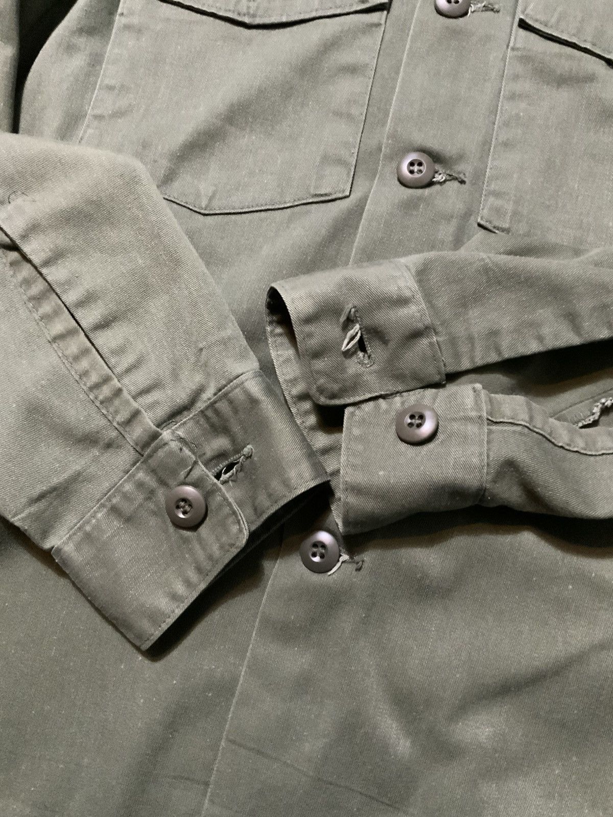 Vintage Vintage Selma U.S. Army OG-507 Utility Fatigue Button Shirt Size US S / EU 44-46 / 1 - 8 Thumbnail
