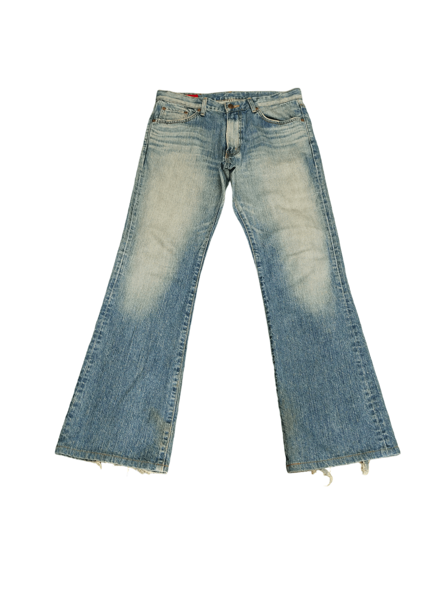 Edwin Flare Jeans Edwin Clawmark Faded Denim Bootcut 1990s Size US 33 - 2 Thumbnail