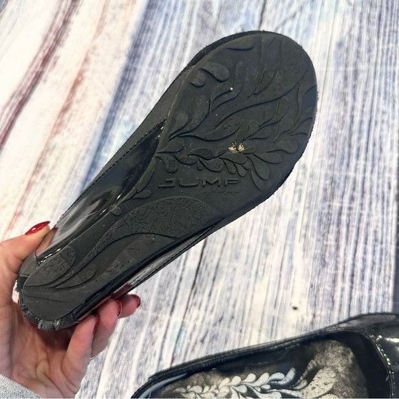 Other Jump Shiny Black Wedge Shoes Size US 8 / IT 38 - 7 Thumbnail