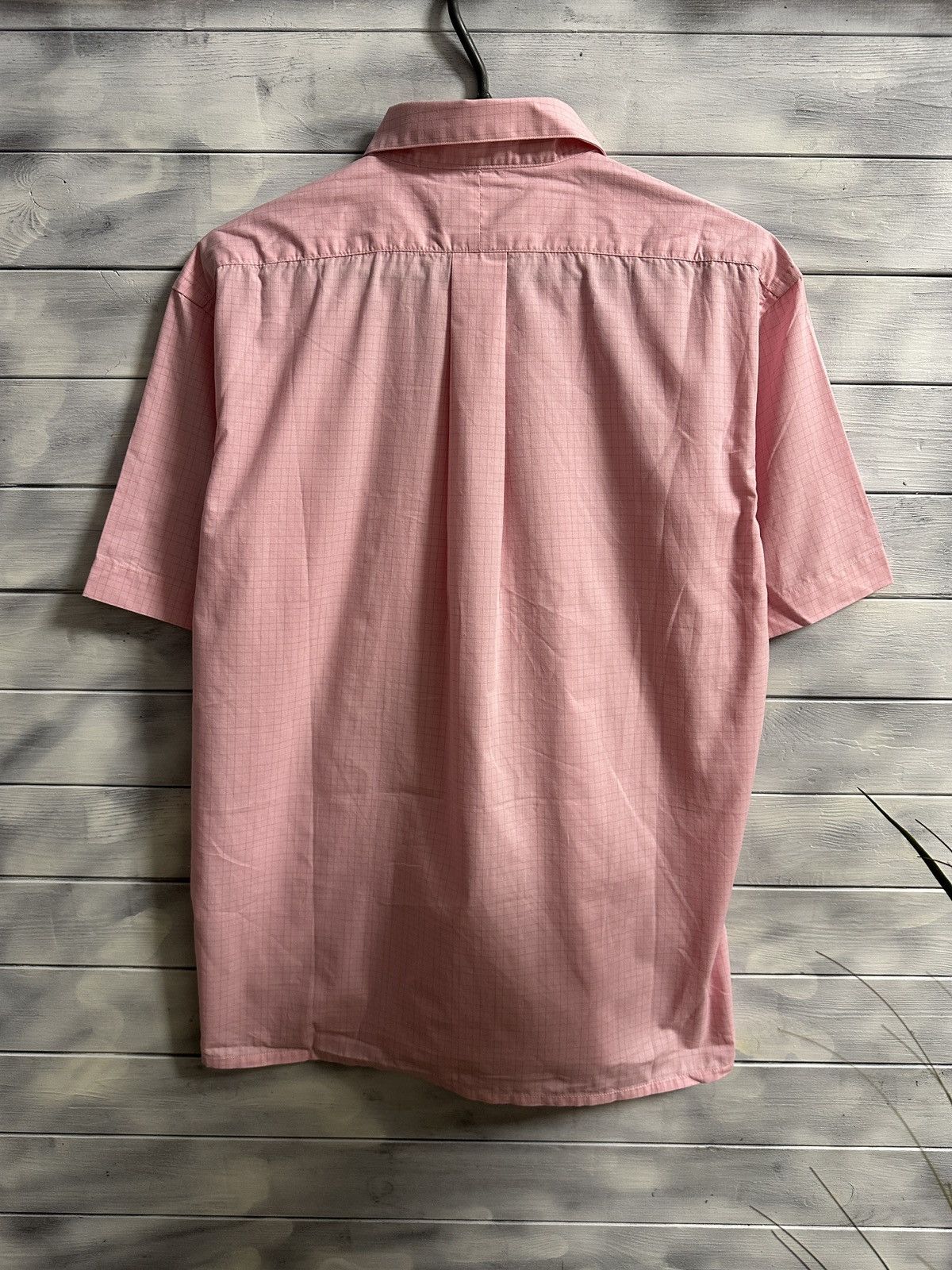 Burberry Rare Luxury Shirt Thomas Burberry Pink Vintage Size L Size US L / EU 52-54 / 3 - 6 Thumbnail