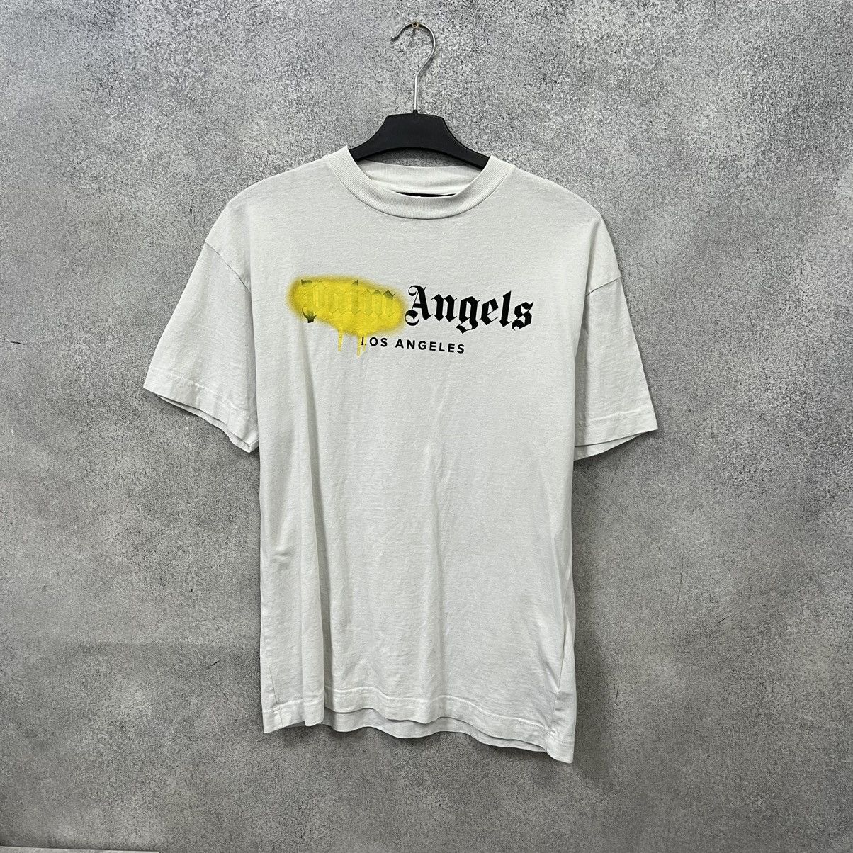 Palm Angels Palm Angels T-Shirt Big Logo Spray Size US S / EU 44-46 / 1 - 1 Thumbnail
