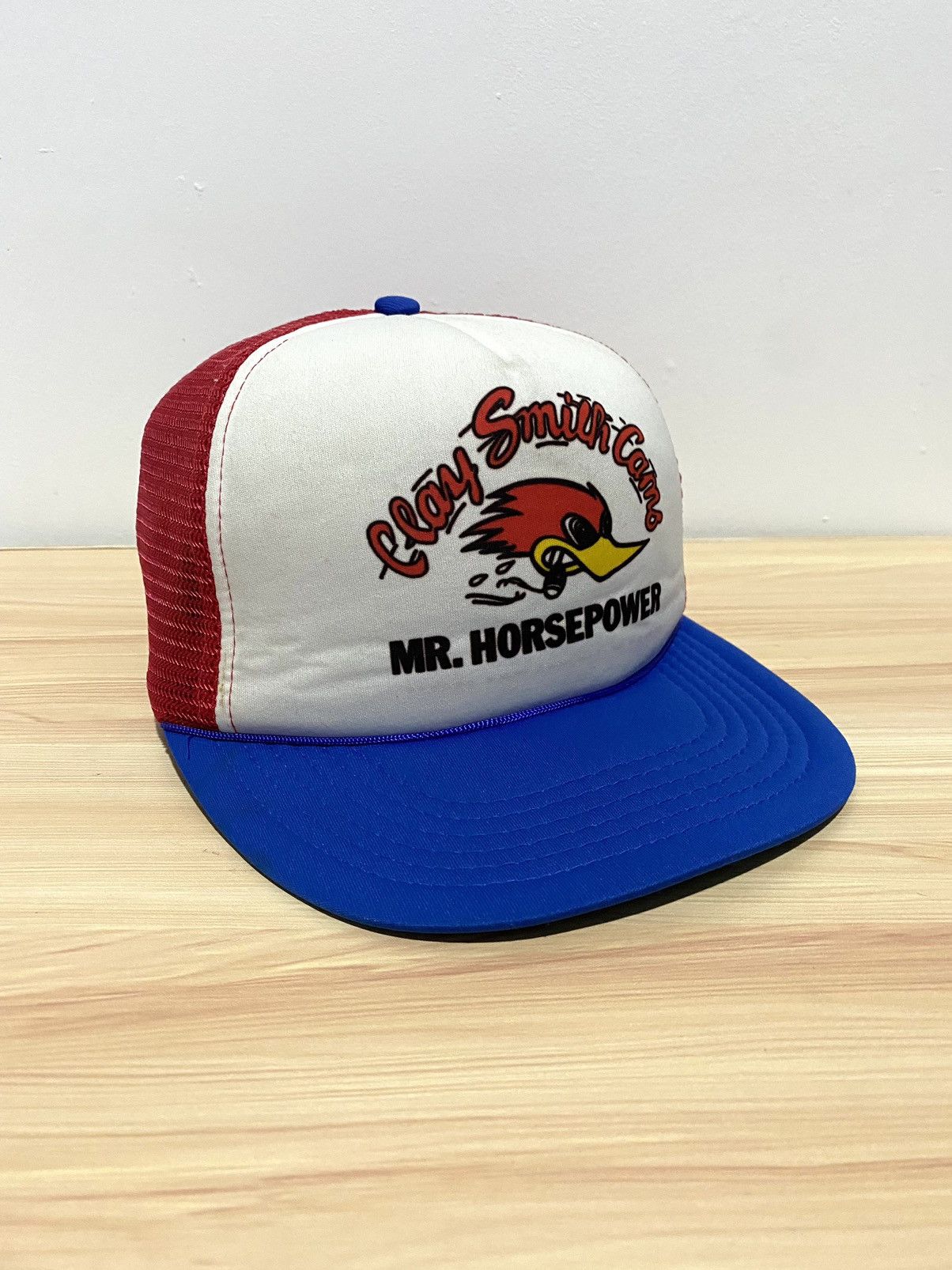 Vintage Vintage Clay Smitch Cams woodpecker racing cap Size ONE SIZE - 2 Thumbnail