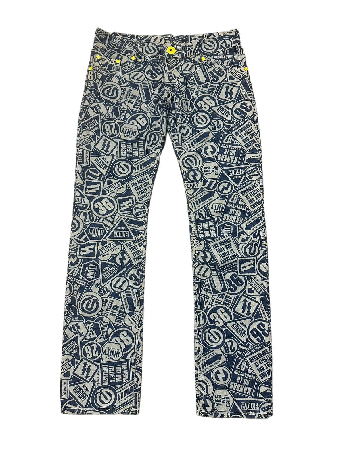 Hysteric Glamour 🇯🇵 Original Jeans - Iconic Hysteric Glamour Inspired Pants Size US 32 / EU 48 - 1 Thumbnail