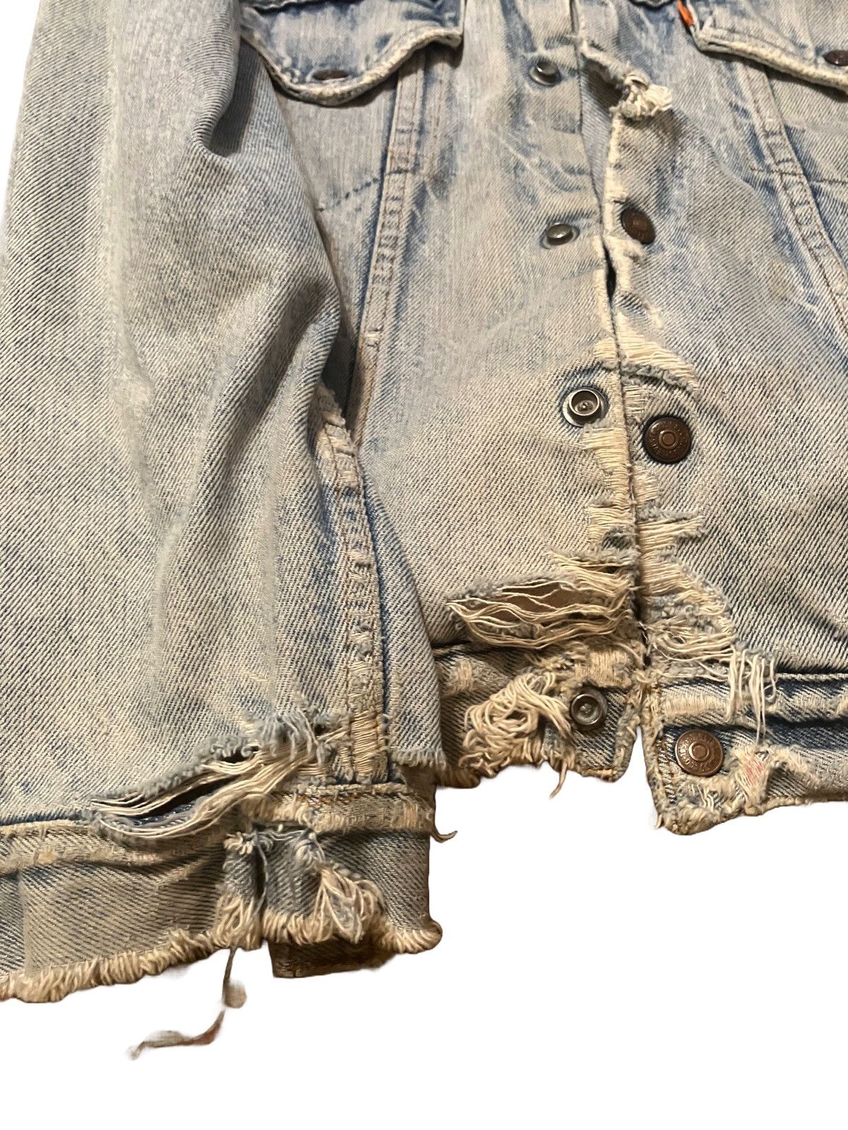 Levi's × Vintage 80’s Thrashed Levi’s Trucket Jacket Size US M / EU 48-50 / 2 - 2 Thumbnail