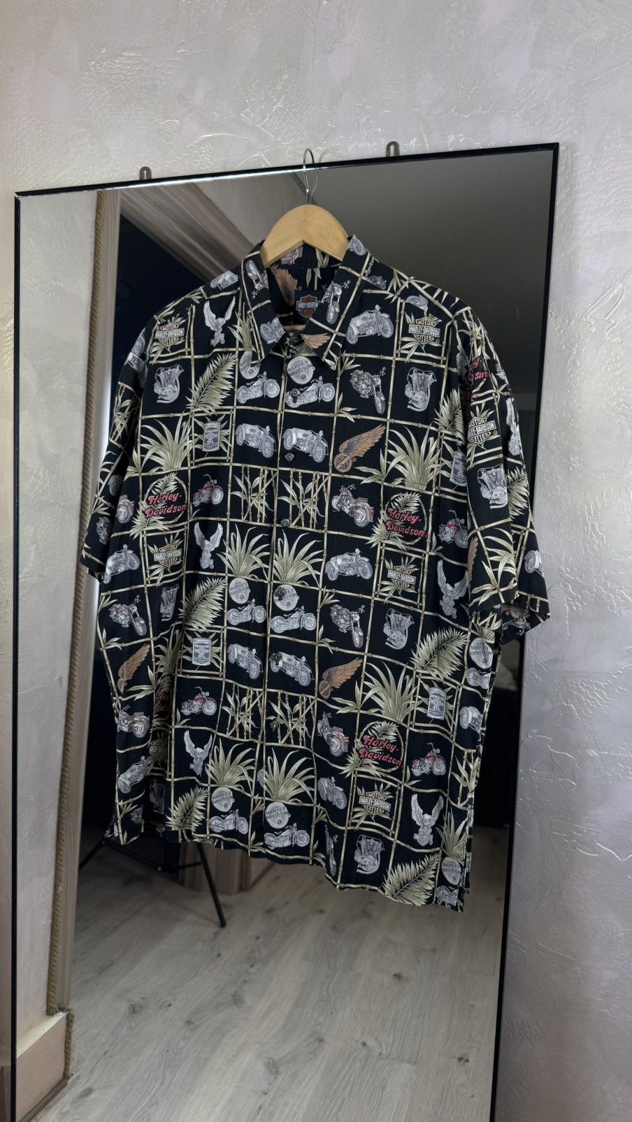 Harley Davidson Harley Davidson xTori Richard Cotton Lawn Bamboo Aloha Shirt Size US XL / EU 56 / 4 - 1 Thumbnail