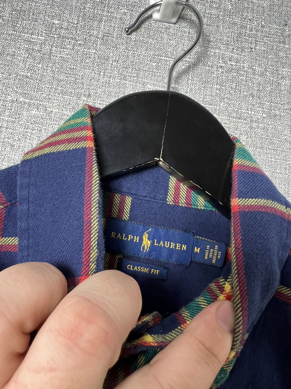 Polo Ralph Lauren Polo Ralph Lauren American Plaid Checkered Flannel Shirt Size US S / EU 44-46 / 1 - 7 Thumbnail