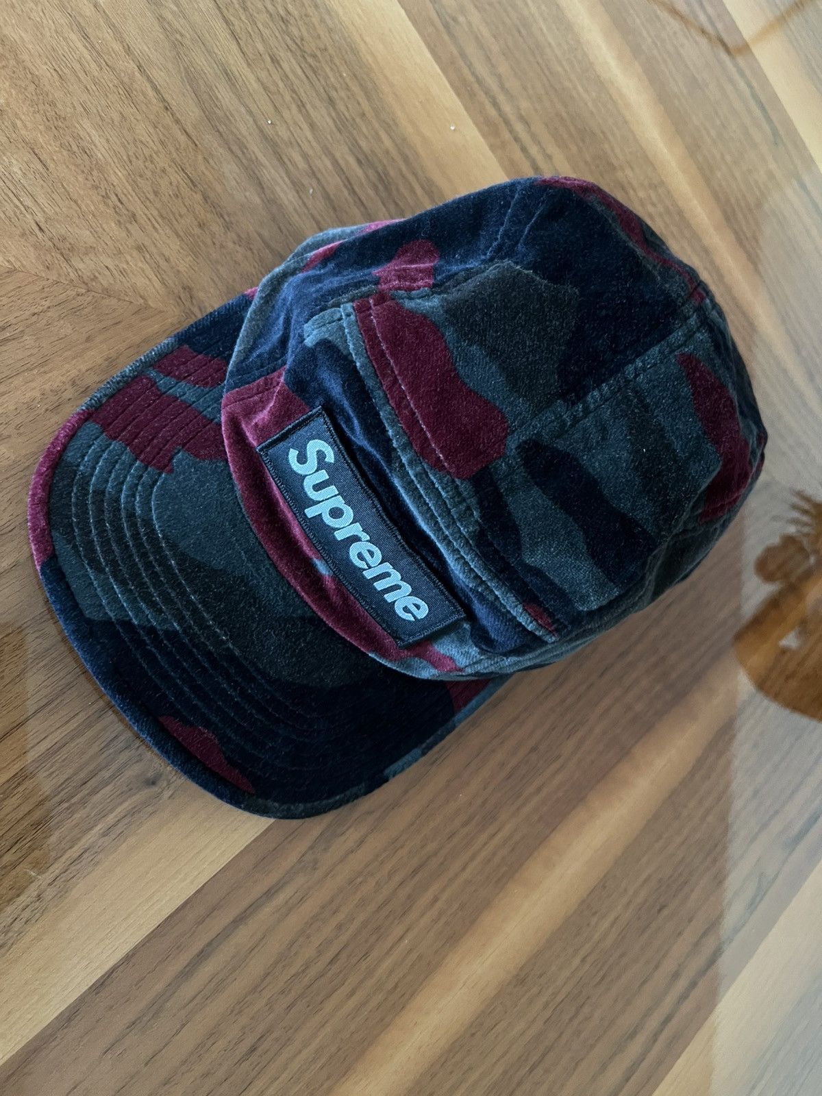 Supreme Supreme Velvet Camo Camp Cap (FW13) Size ONE SIZE - 1 Thumbnail