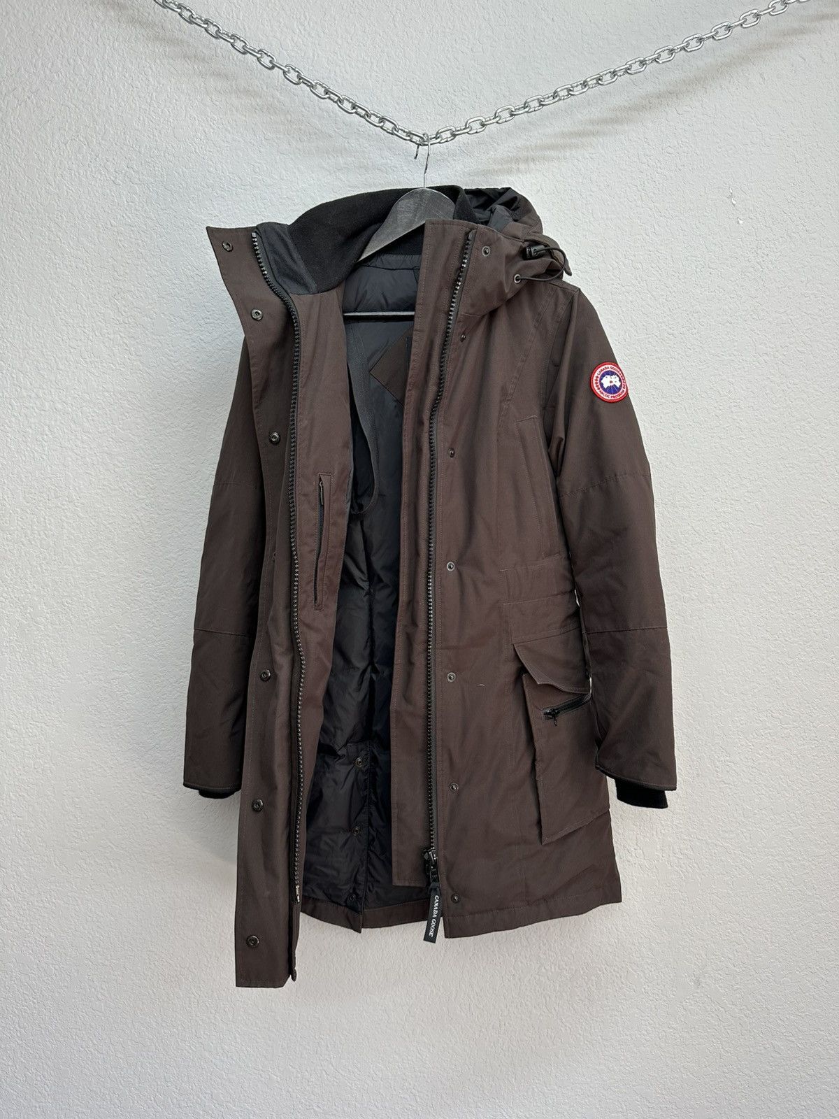 Canada Goose × Vintage Canada Goose Down Kinley Jacket Parka Brown Size XS / US 0-2 / IT 36-38 - 6 Thumbnail