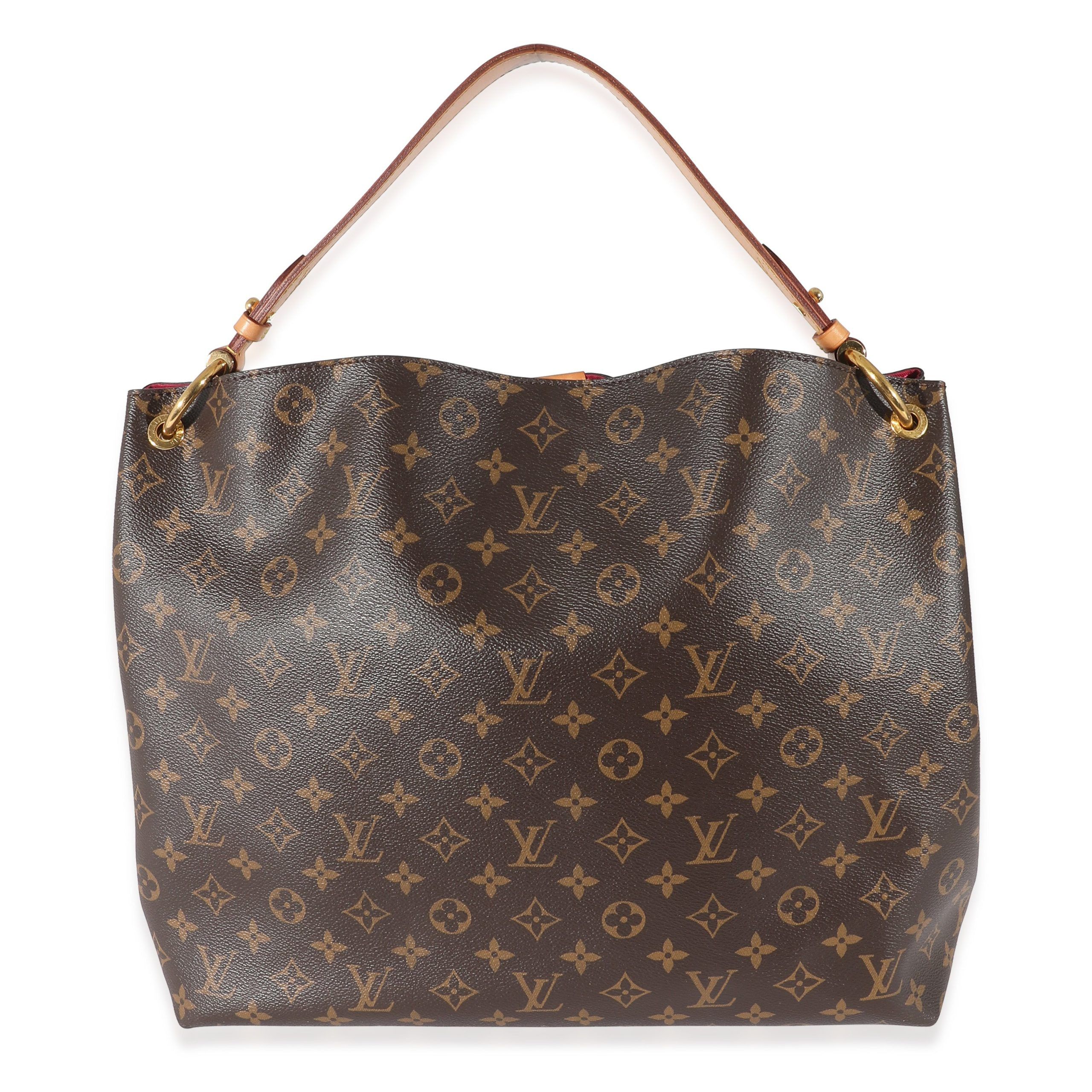 image of Louis Vuitton Monogram Canvas Graceful Mm in Brown, Women's