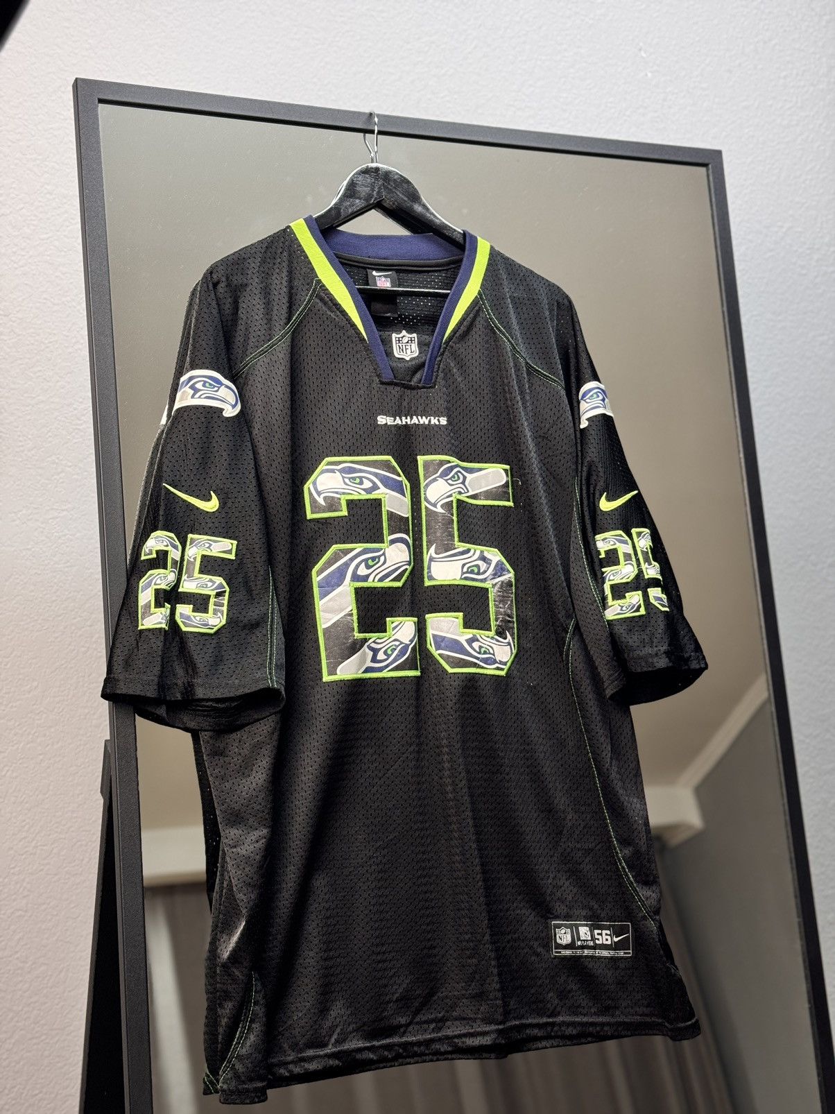 NFL × Nike Vintage Nike NFL Seahawks Richard Sherman #25 Size US XL / EU 56 / 4 - 2 Thumbnail