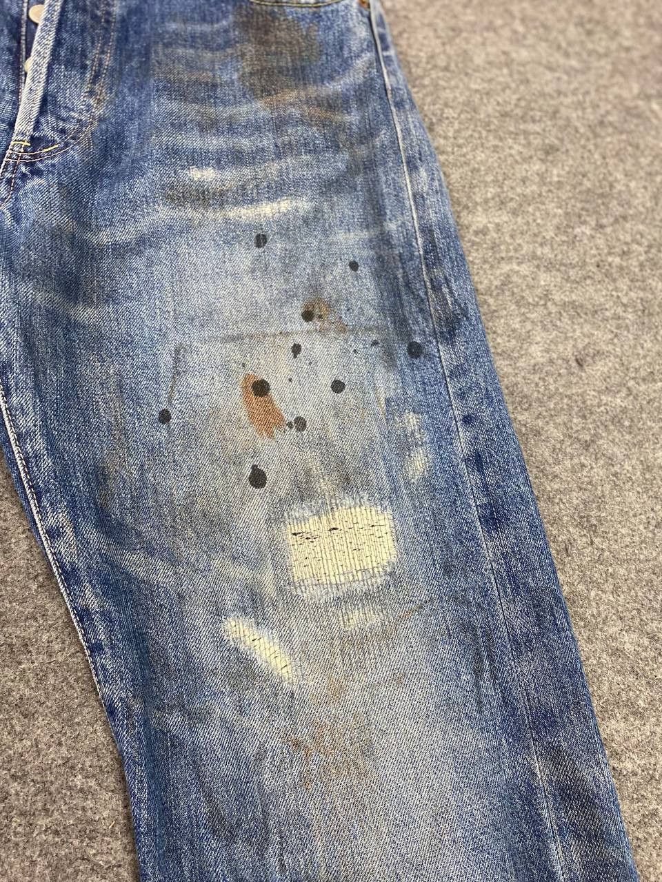 Japanese Brand vintage japanese brands selvedge distressed rework denim Size US 34 / EU 50 - 12 Thumbnail
