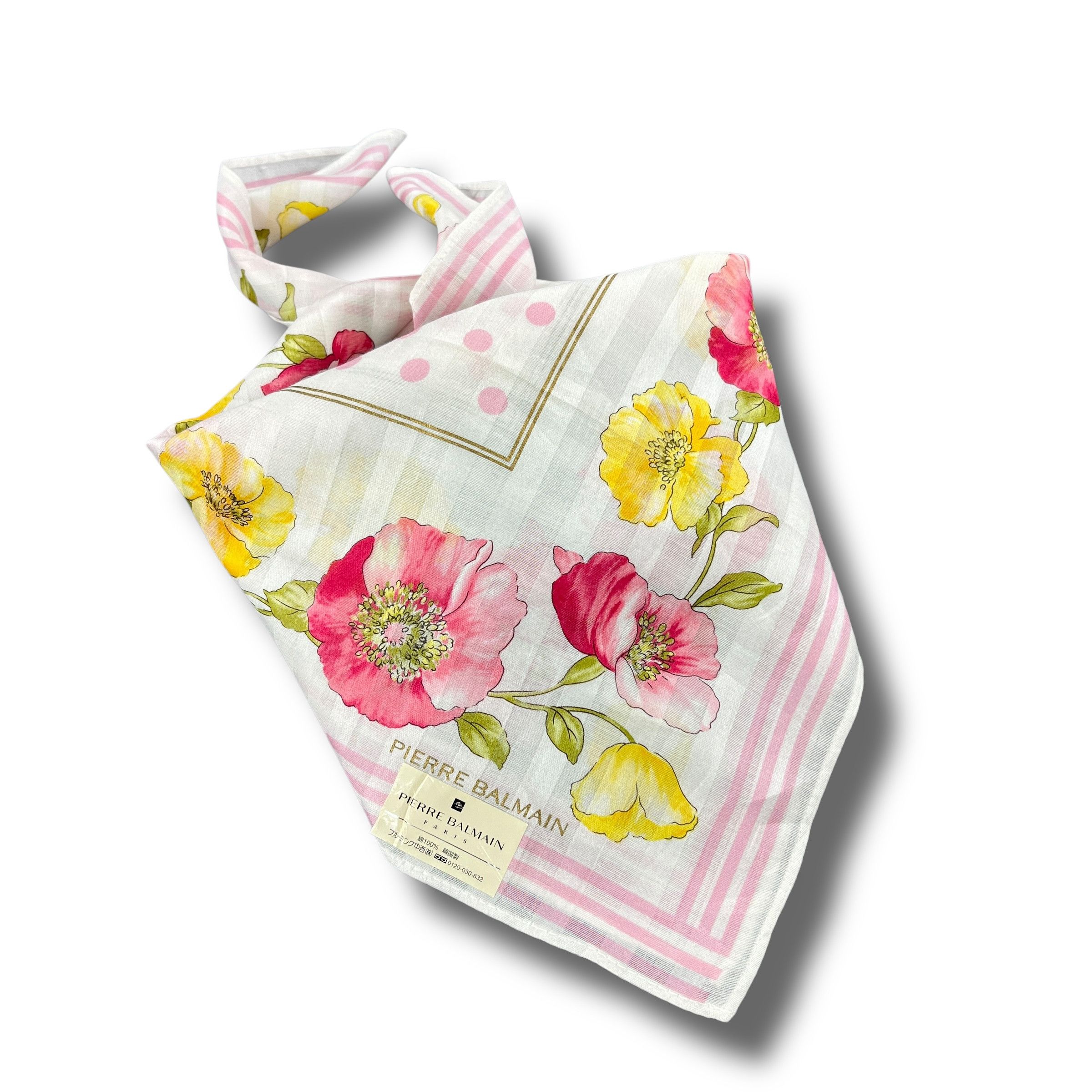 Vintage Pierre Balmain Handkerchief / Bandana / Neckerchief B480 Size ONE SIZE - 1 Thumbnail