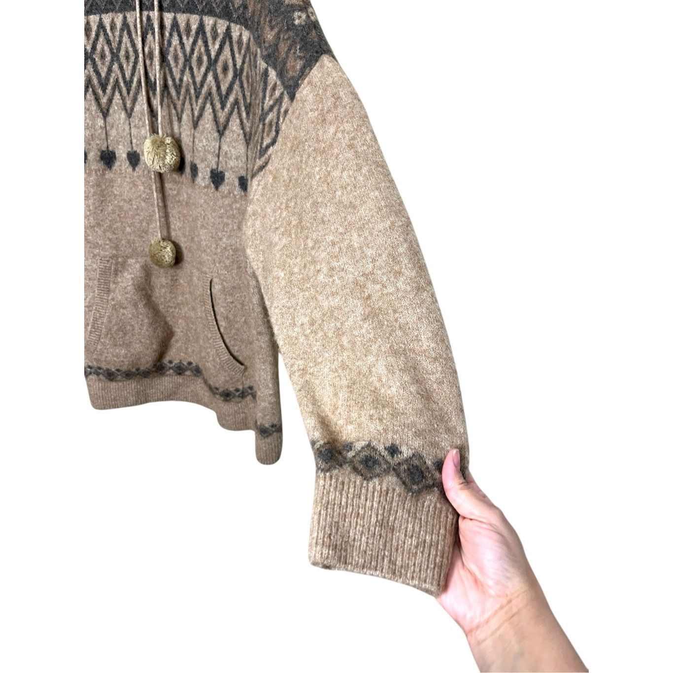 Zara Zara Wool Blend Oversized Hooded Sweater Size M-L Size L / US 10 / IT 46 - 3 Thumbnail