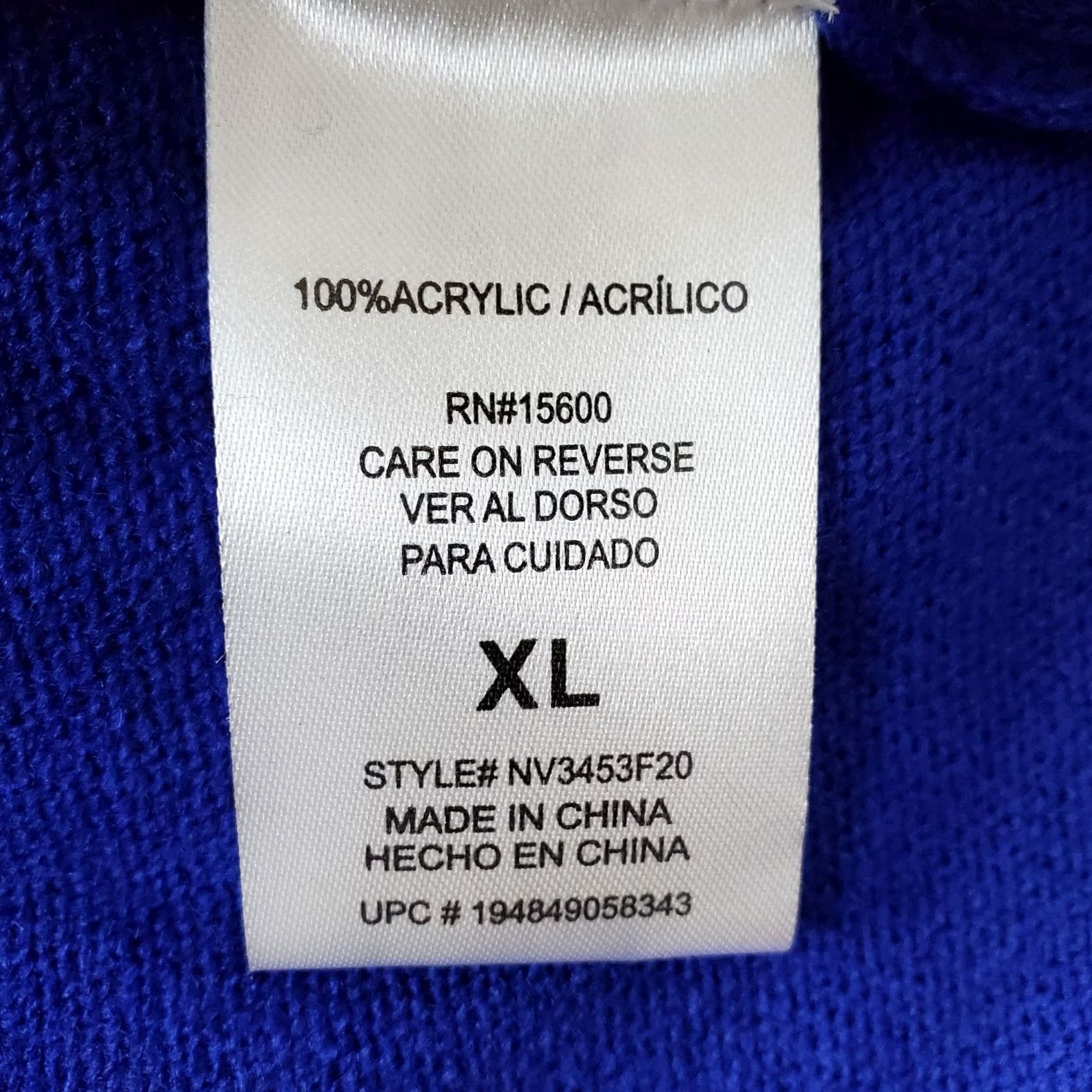 Vintage Napa Valley Cardigan Women XL Blue Pointelle Knit Long Sleeve Knit Style Sweater Size XL / US 12-14 / IT 48-50 - 6 Thumbnail
