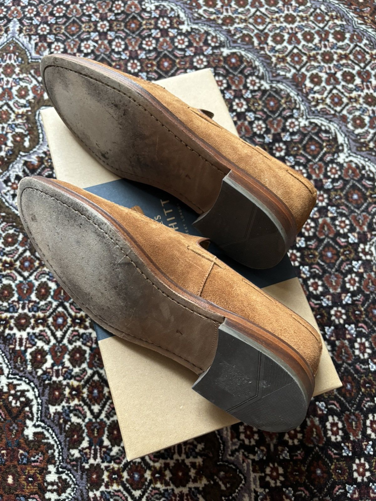 Charles Tyrwhitt Chestnut Brown Suede Tassel Loafer (US 8 / EU 41) Size US 8 / EU 41 - 3 Thumbnail