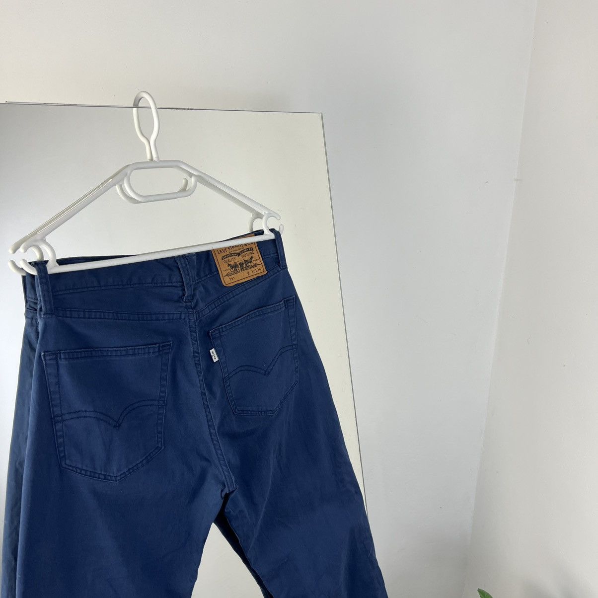 Levi's Vintage 751 Levi’s White Tab Blue Denim Pants Streetwear 90s Size US 32 / EU 48 - 3 Thumbnail
