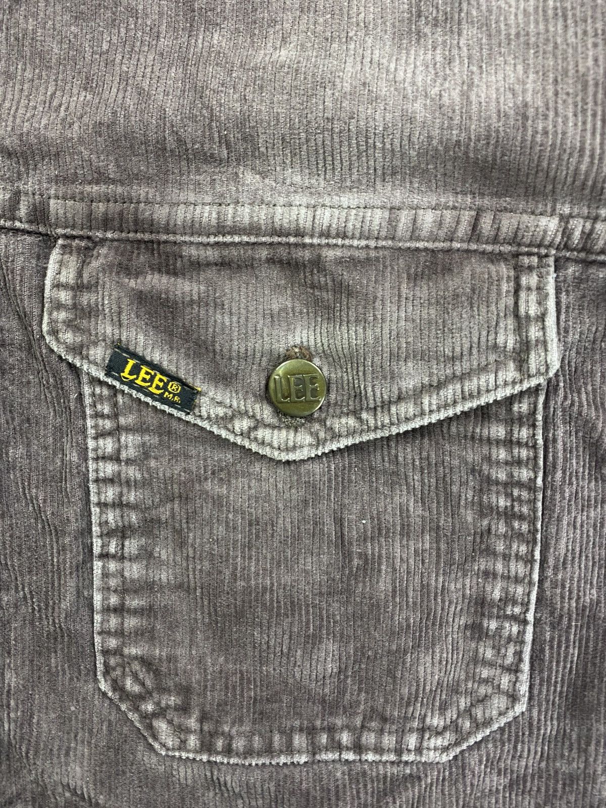Lee × Vintage Vintage 80s Lee Casual Brown Double Pocket Corduroy Jacket Size US L / EU 52-54 / 3 - 7 Thumbnail