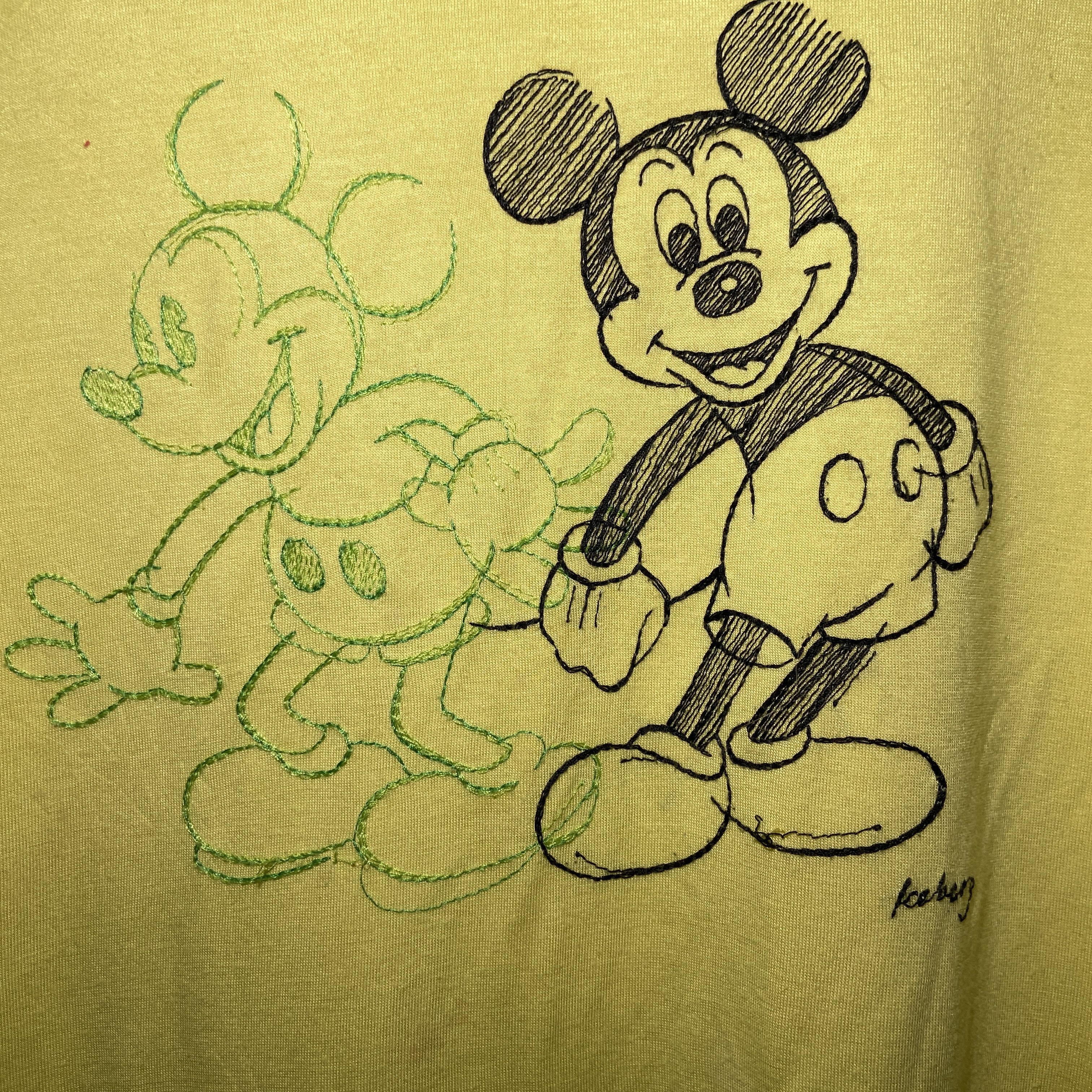 Iceberg × Mickey Mouse ICEBERG x Walt Disney Embroidery Yellow Tee Size US XS / EU 42 / 0 - 2 Thumbnail
