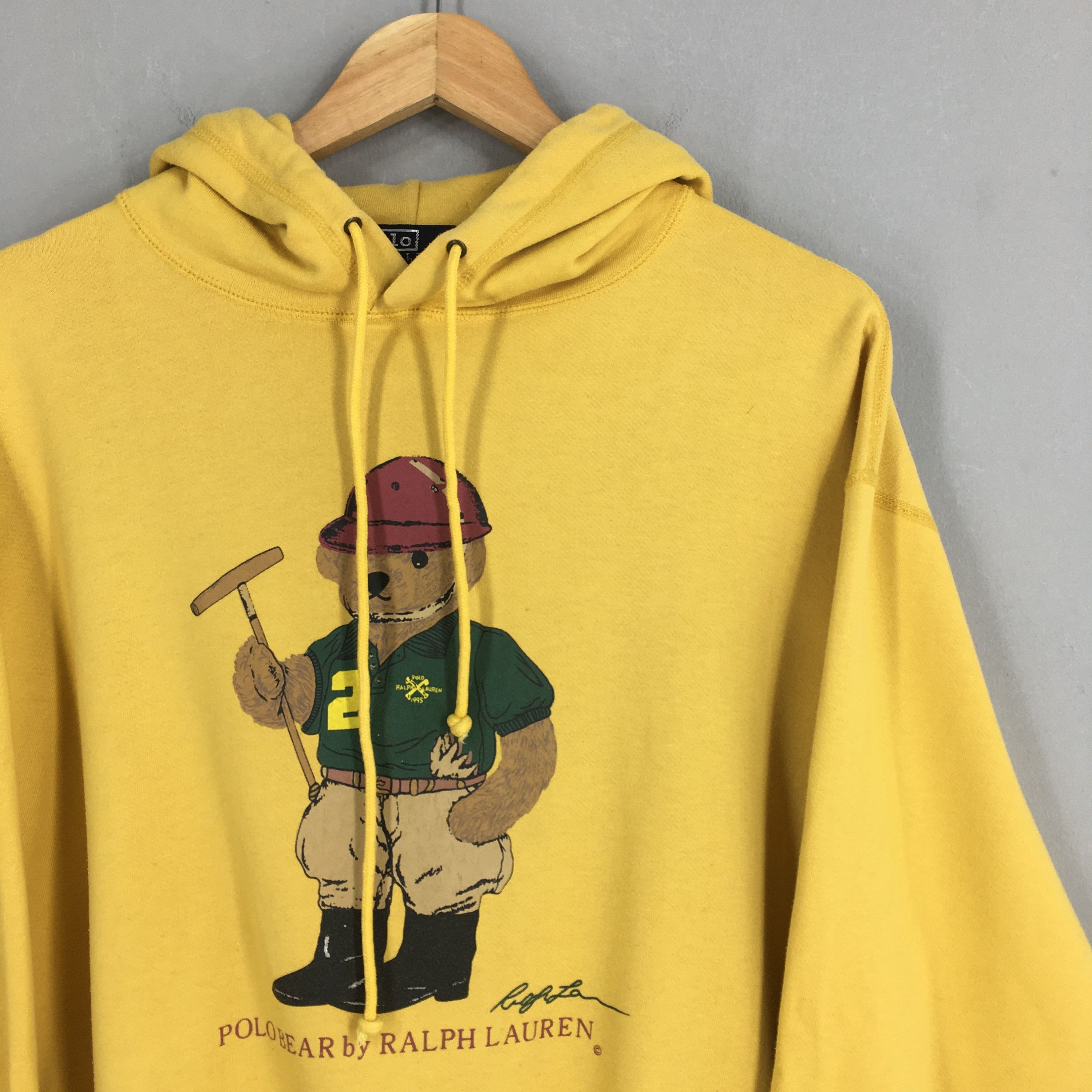 Polo Ralph Lauren Vintage Polo Bear By Polo Ralph Lauren Hoodie Large Size US L / EU 52-54 / 3 - 2 Thumbnail