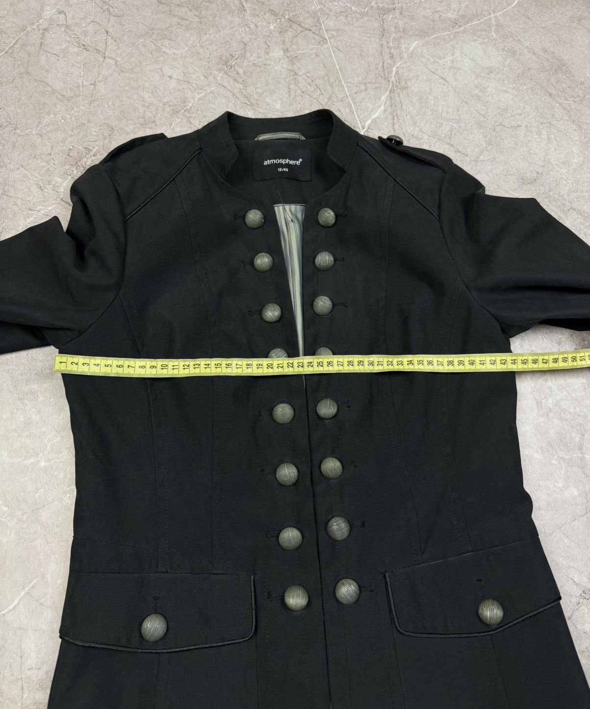 Hysteric Glamour × Undercover 00s Napoleon Military Jacket PPFM LGB YSL Balmain Vibe Size S / US 4 / IT 40 - 11 Thumbnail