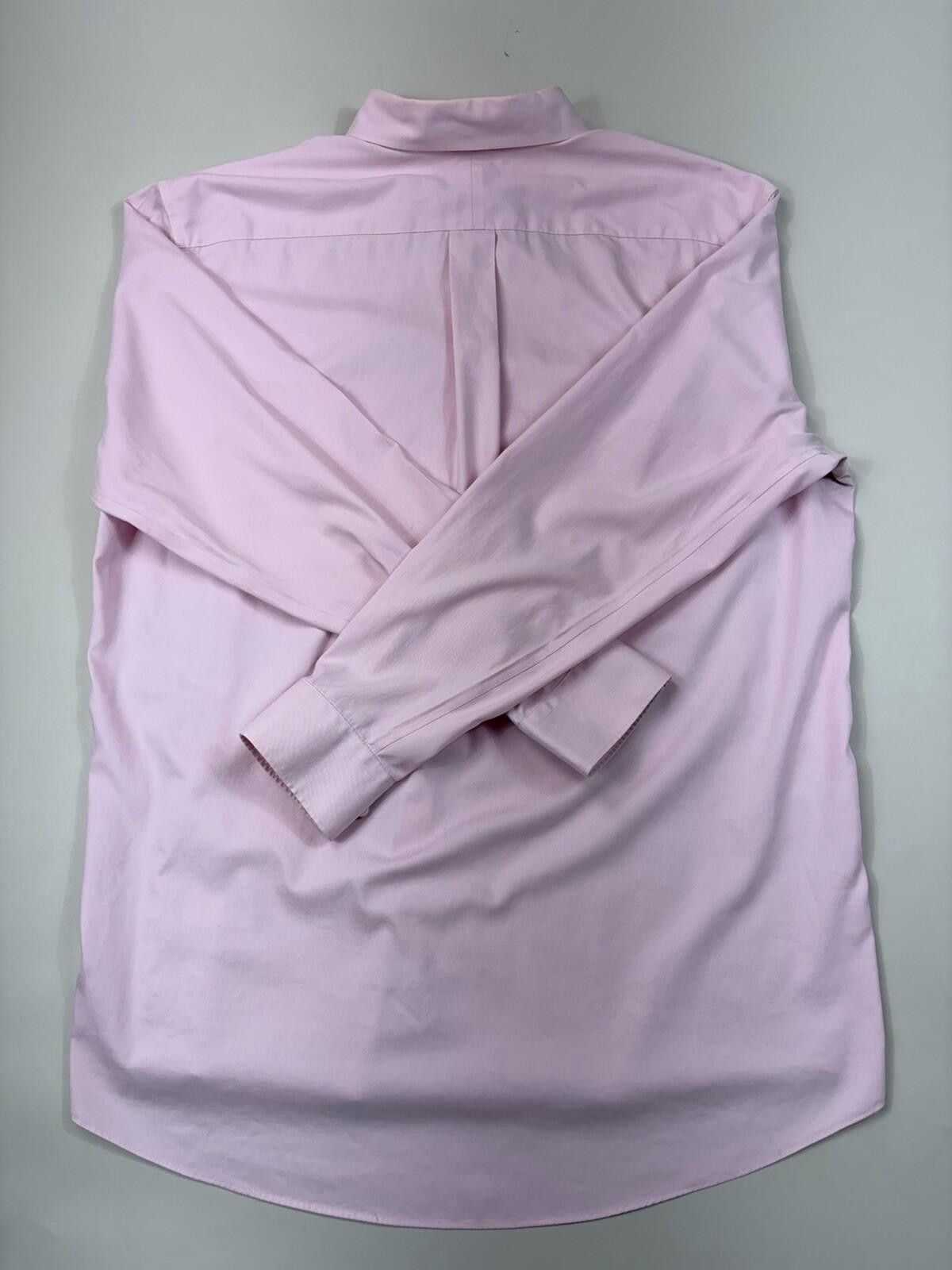 Stafford Stafford Men’s Pink Regular Dress Shirt Size 17 1/2 Size 38R - 6 Thumbnail