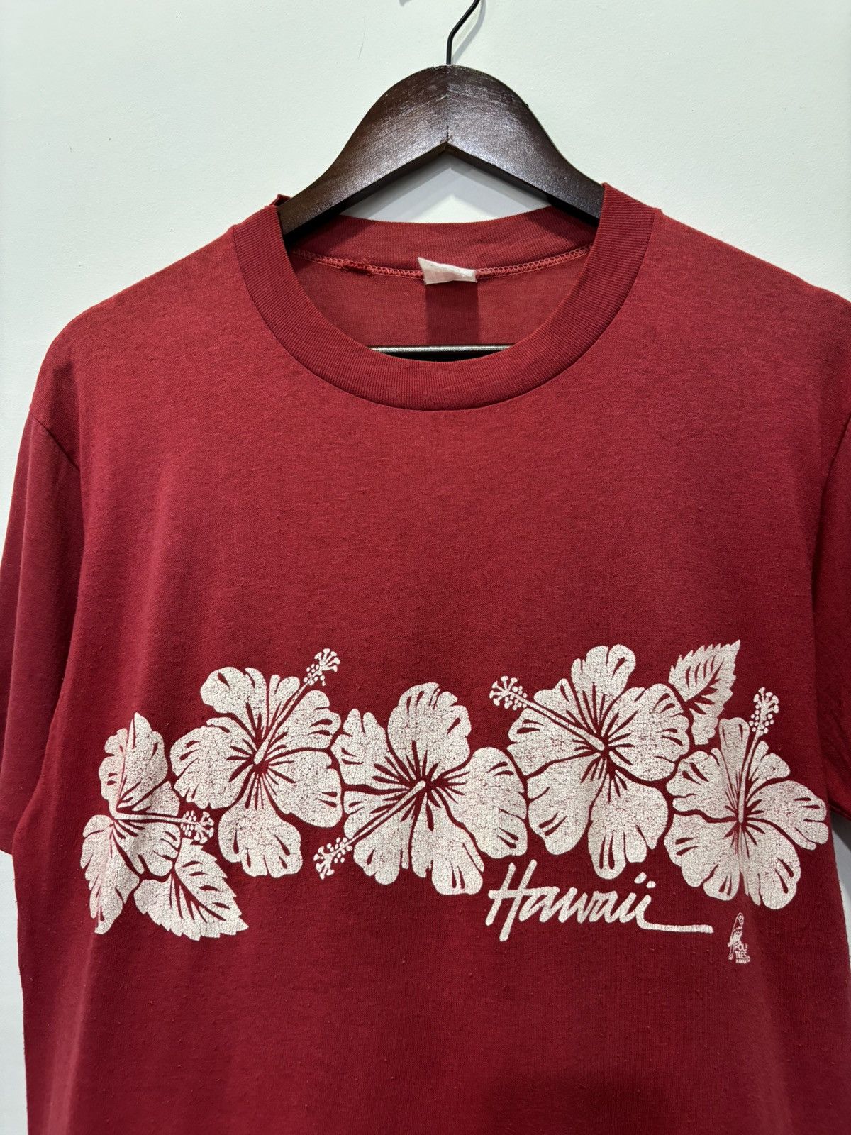 Vintage Vintage Hawaii Polytees Tshirt Size US M / EU 48-50 / 2 - 2 Thumbnail