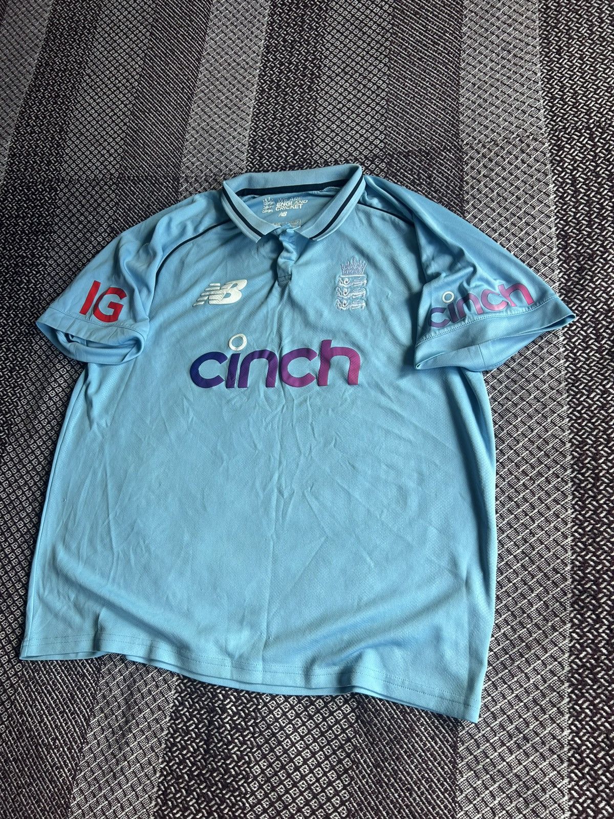 New Balance Vintage England New Balance Cricket T-Shirt 18/19 Jersey Size US L / EU 52-54 / 3 - 2 Thumbnail