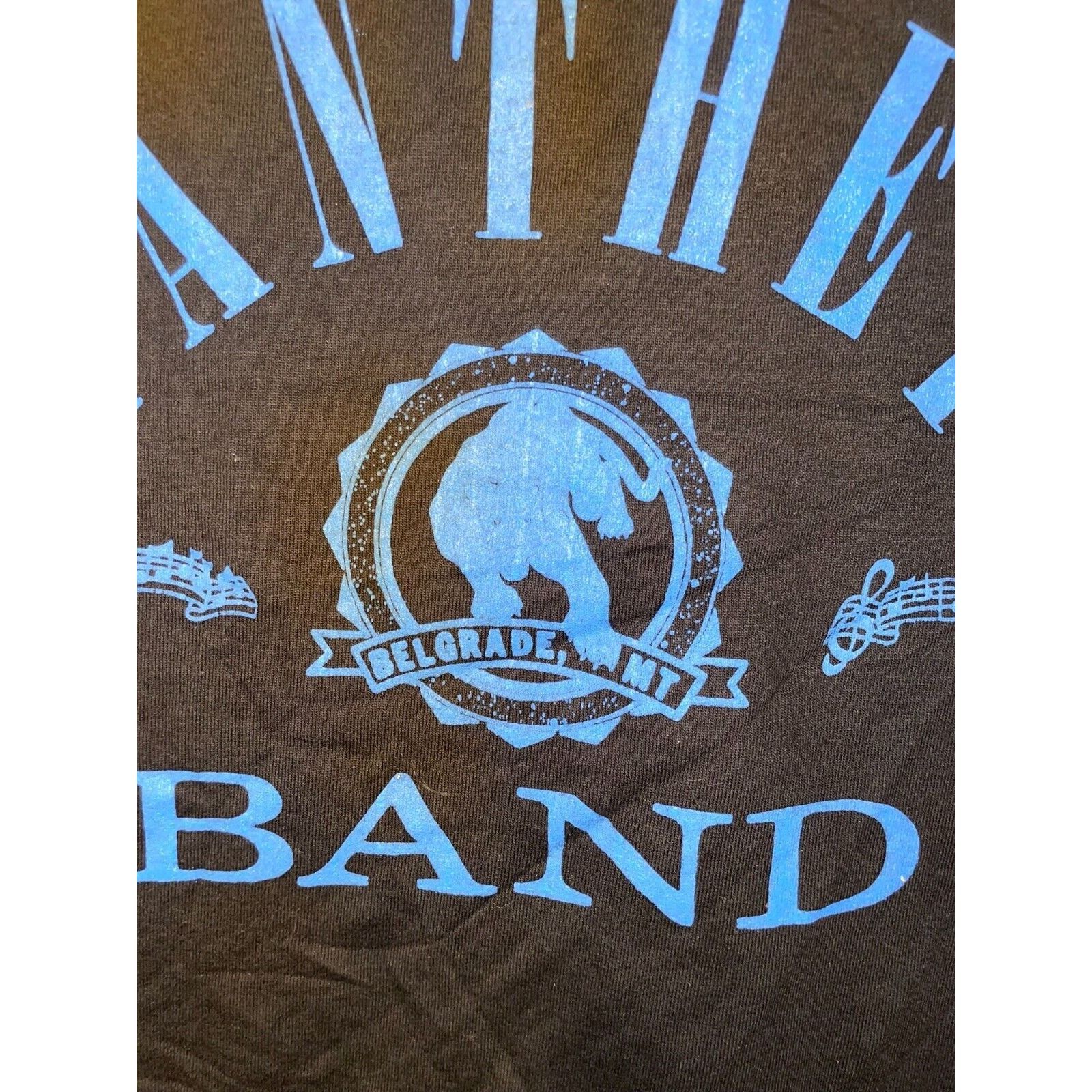 Jerzees Vintage Belgrade Panther Shirt Band Montana Tee VTG XL 90s Size US XL / EU 56 / 4 - 2 Thumbnail