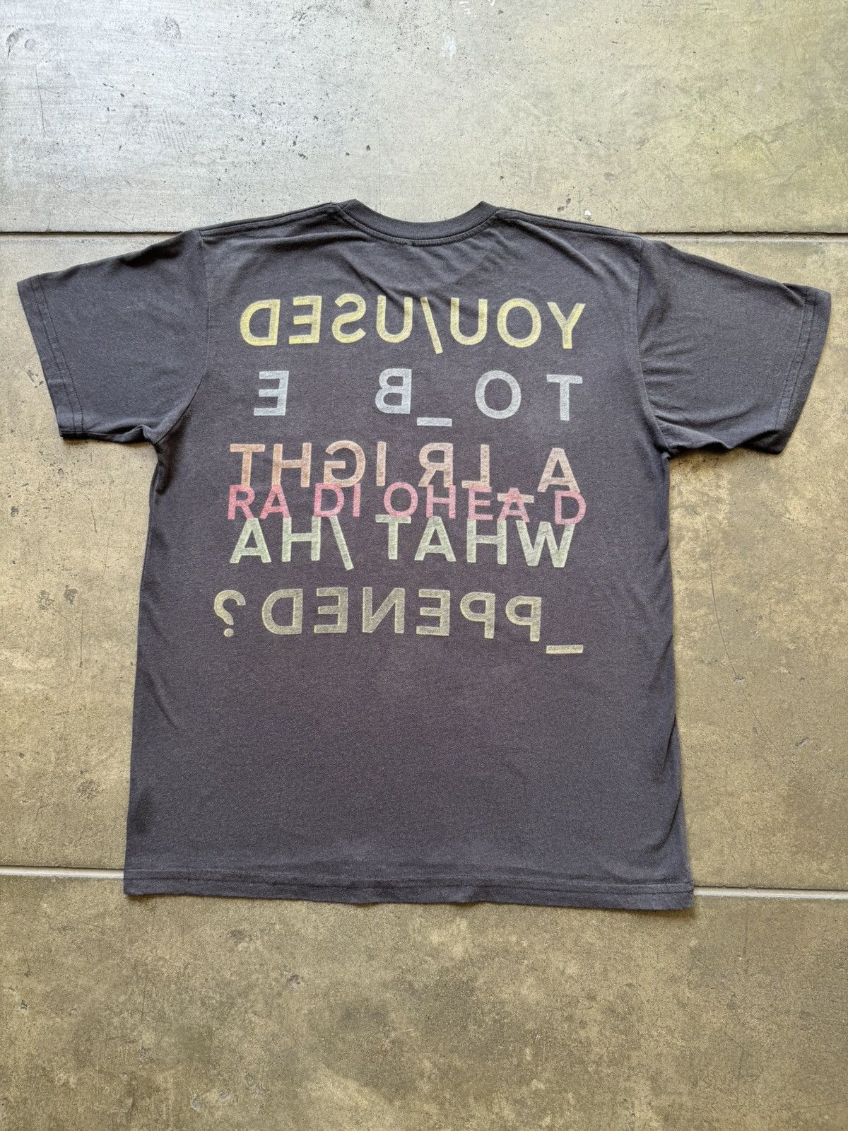 Vintage 2007 Radiohead In Rainbows Band Tee Shirt Rare Bjork Tour Size US M / EU 48-50 / 2 - 2 Thumbnail