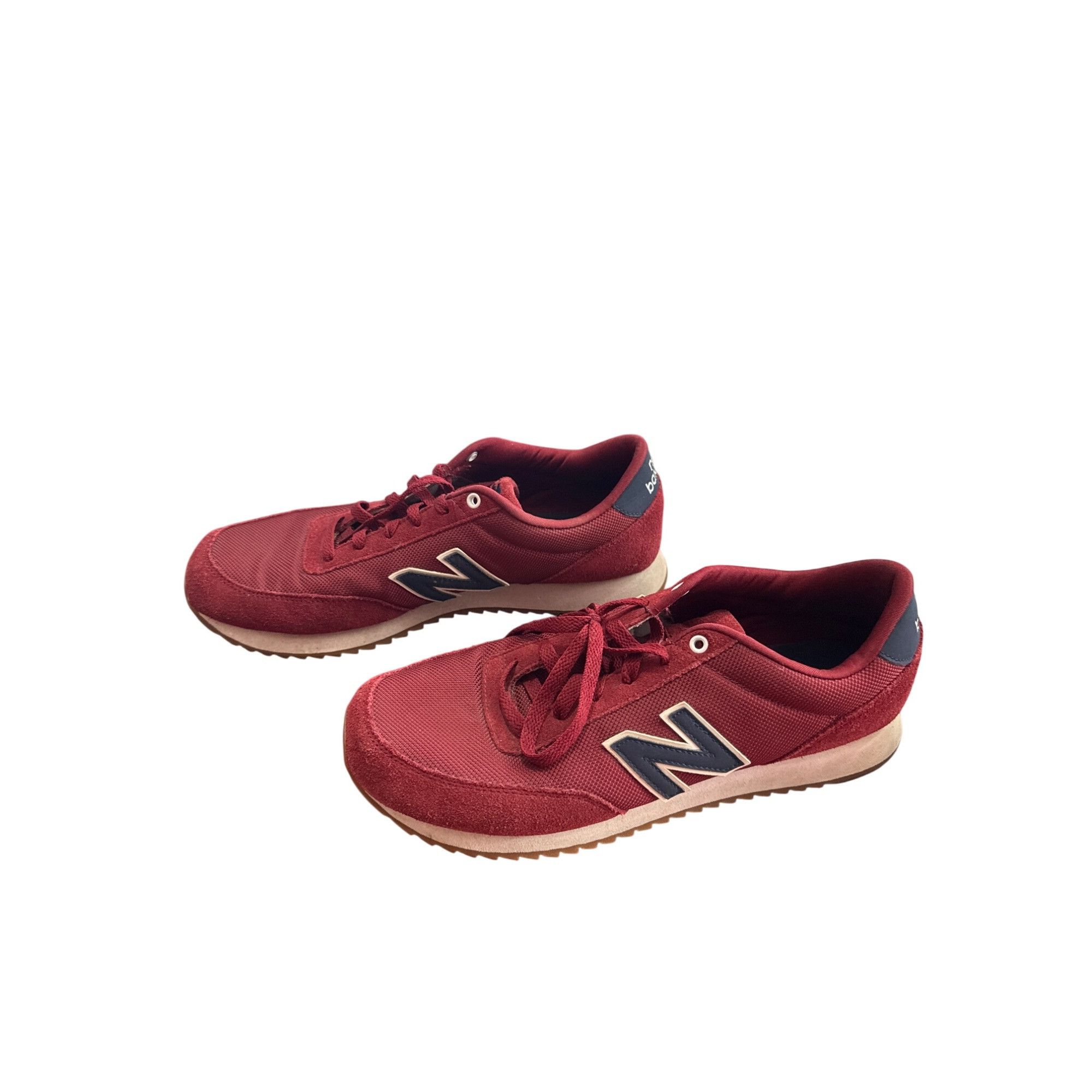 New Balance New Balance 501 mens red leather canvas sneakers Size 11D SK Size US 11 / EU 44 - 3 Thumbnail