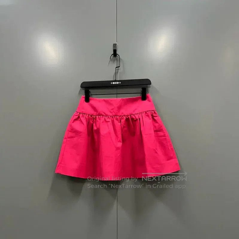 Valentino Valentino Pink Cotton Mini Skirt for Summer . Size 26" / US 2 / IT 38 - 1 Thumbnail