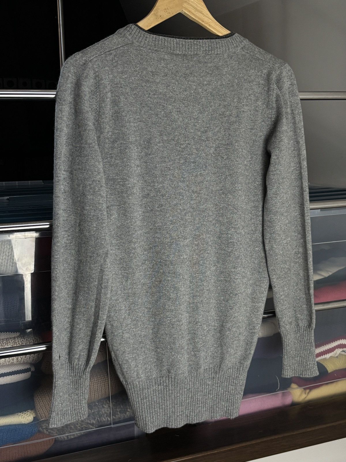 Brunello Cucinelli Brunello Cucinelli Cashmere V Neck Sweater Pullover Size US XL / EU 56 / 4 - 6 Thumbnail