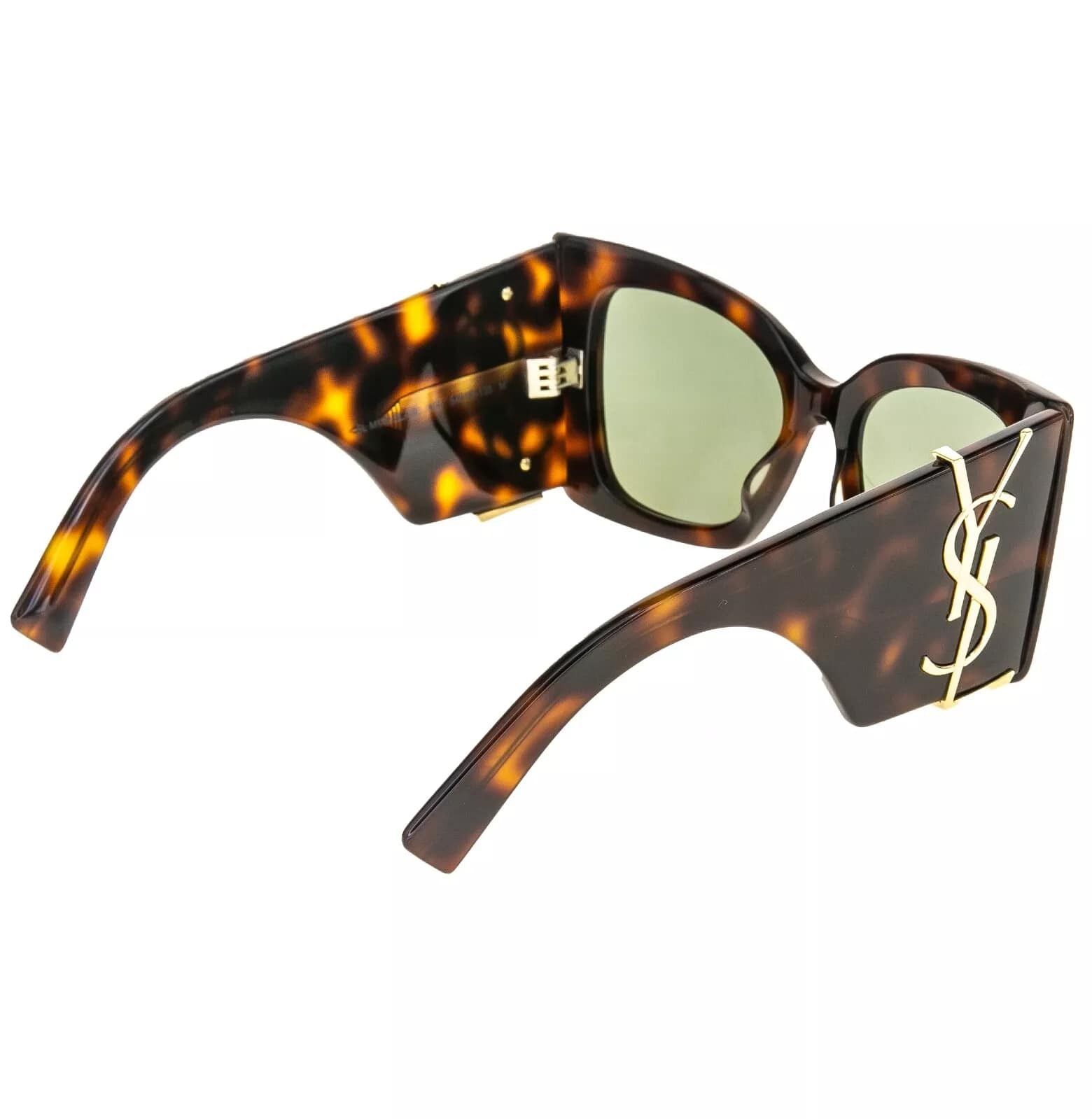 Yves Saint Laurent SAINT LAURENT BLAZE YSL SLM119 002 Brown Green Sunglass 119 Size ONE SIZE - 2 Thumbnail