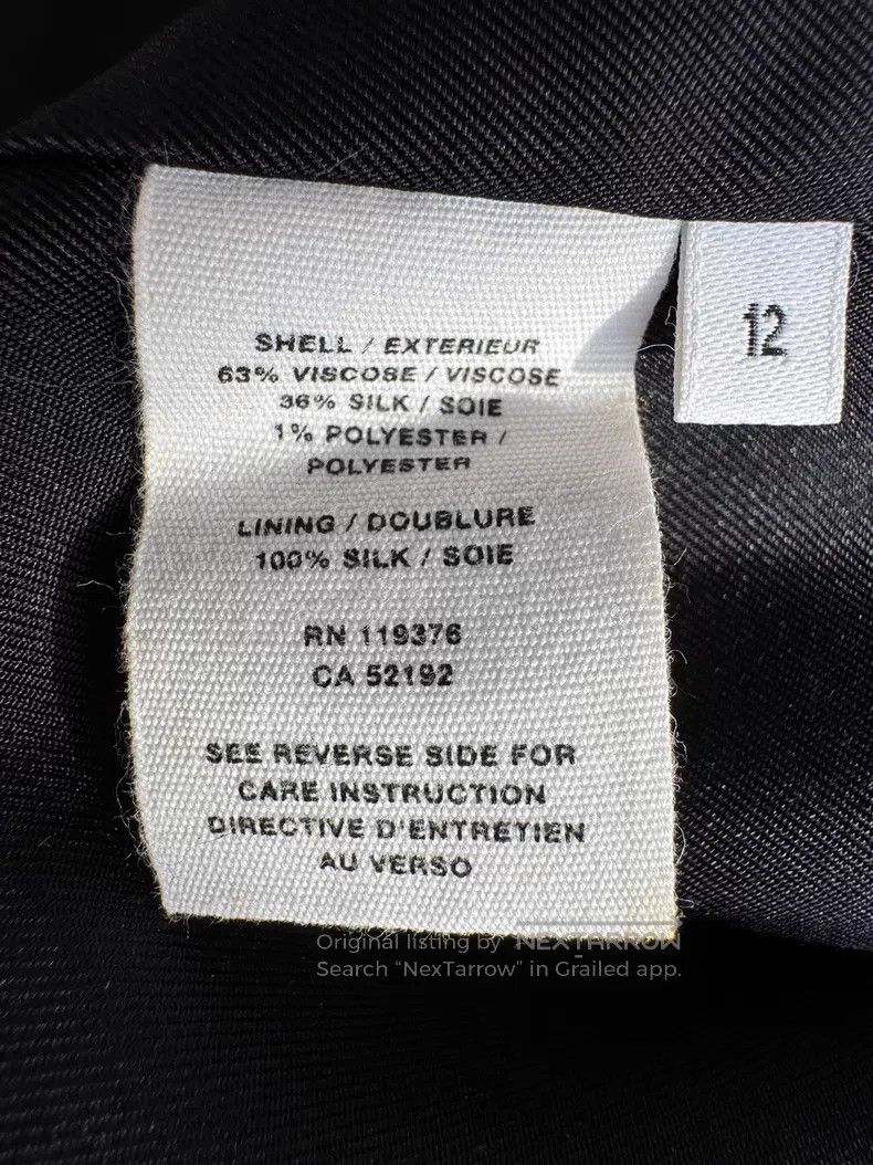 Helmut Lang Helmut Lang Short Casual Jacket with 100% Silk Lining Size S / US 4 / IT 40 - 5 Thumbnail