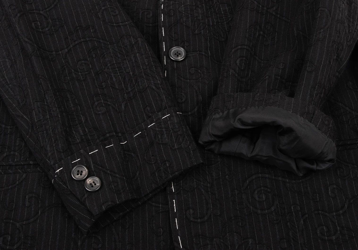 Yohji Yamamoto Yohji Yamamoto Wool Pinstripe Jacket Size US M / EU 48-50 / 2 - 6 Thumbnail