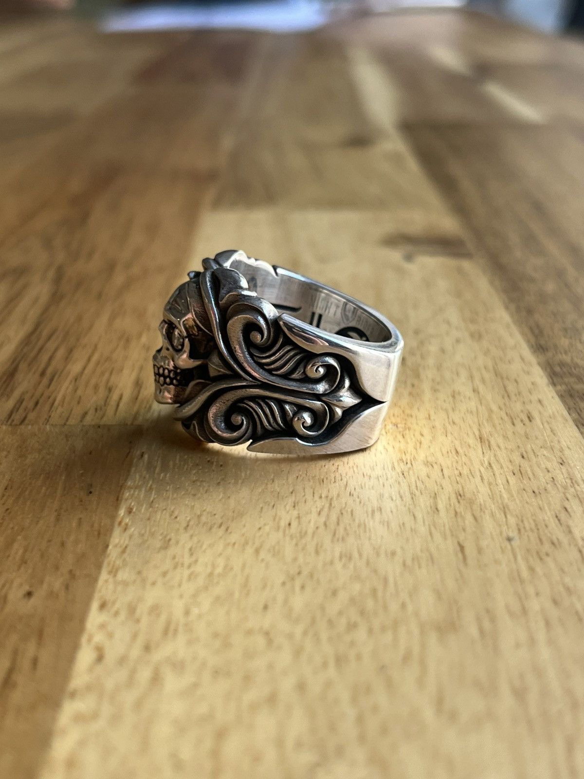 Other Night Rider Moissanite Sterling Silver Ring Size ONE SIZE - 2 Thumbnail
