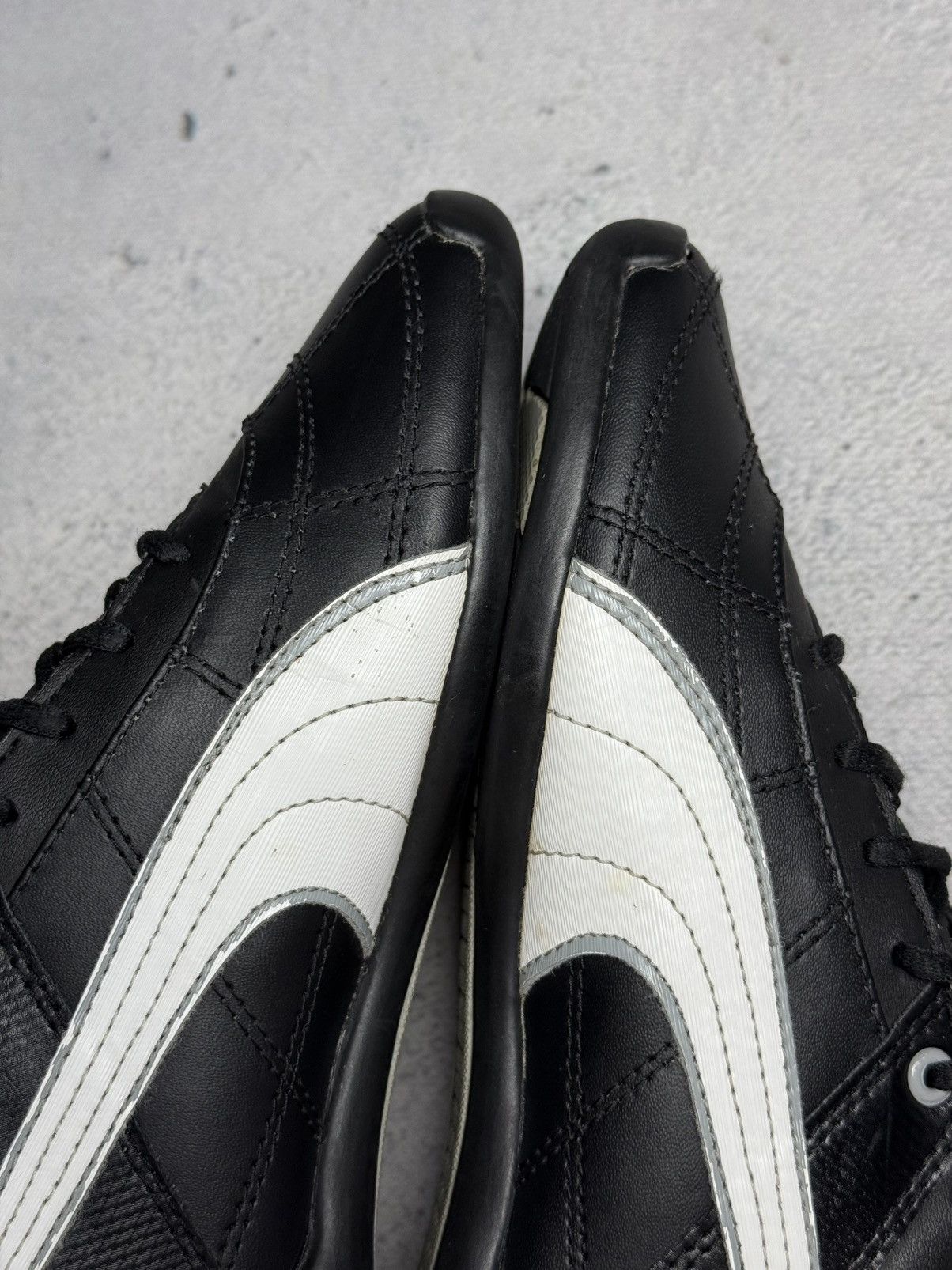 Puma Vintage Puma Speedcat Leather Y2K Black/White Sneakers Size US 5.5 / IT 35.5 - 9 Thumbnail